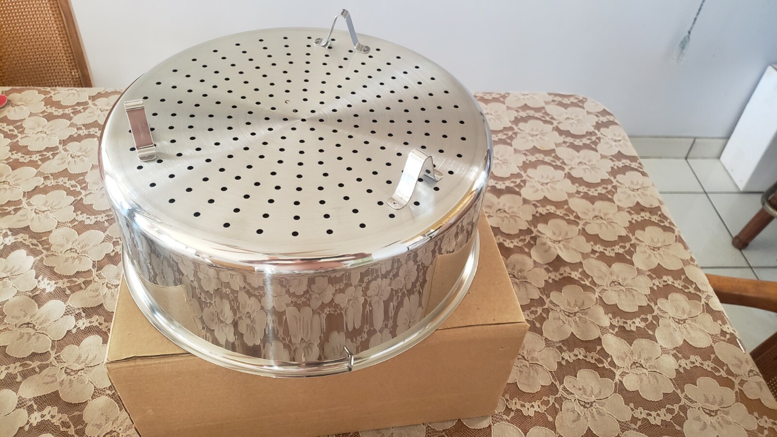 Nutri-Stahl stainles steel rack for tamale or steamer 11.5″