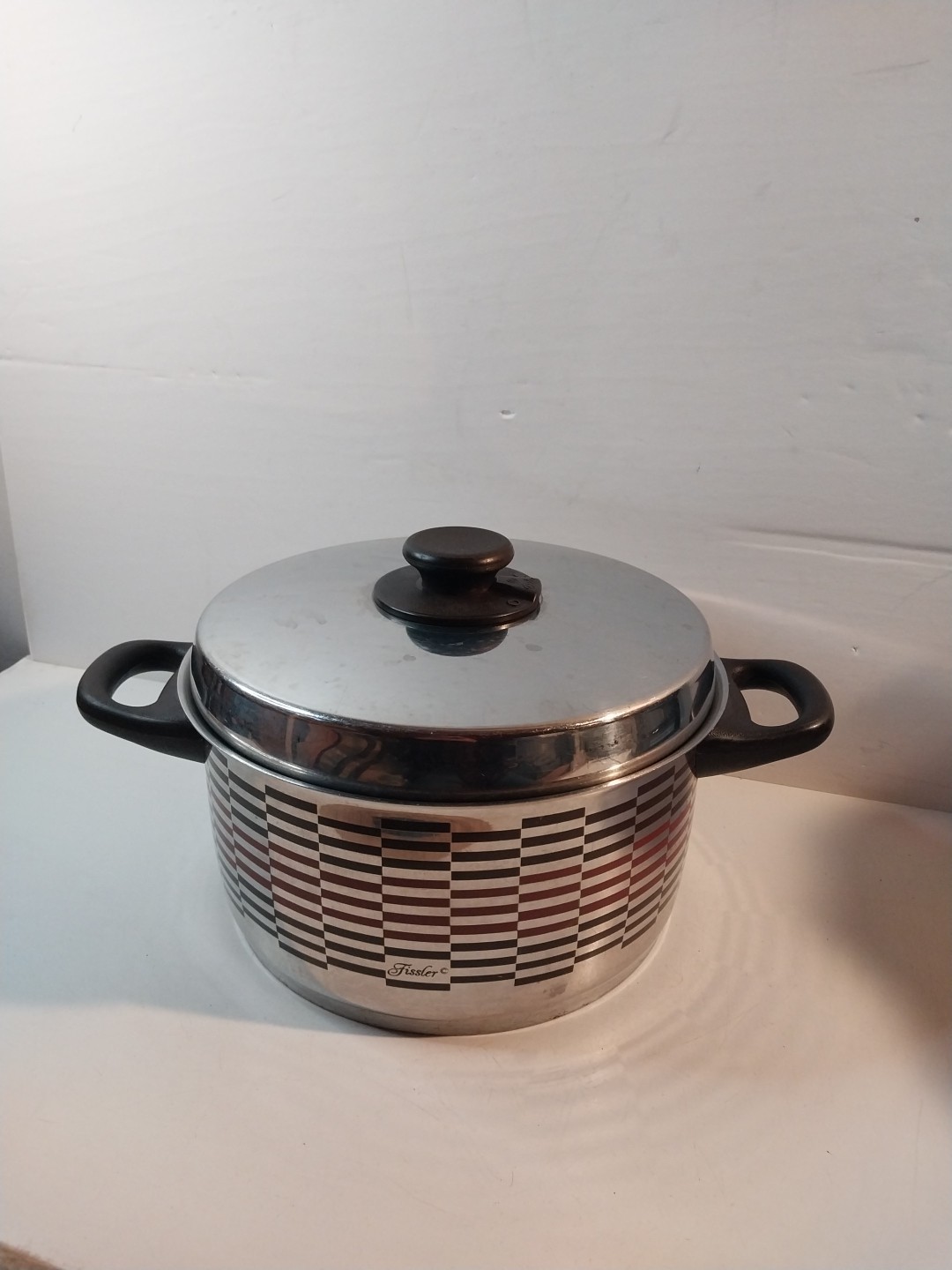 FISSLER Stewpot SS Pot Pan with Lid West Germany