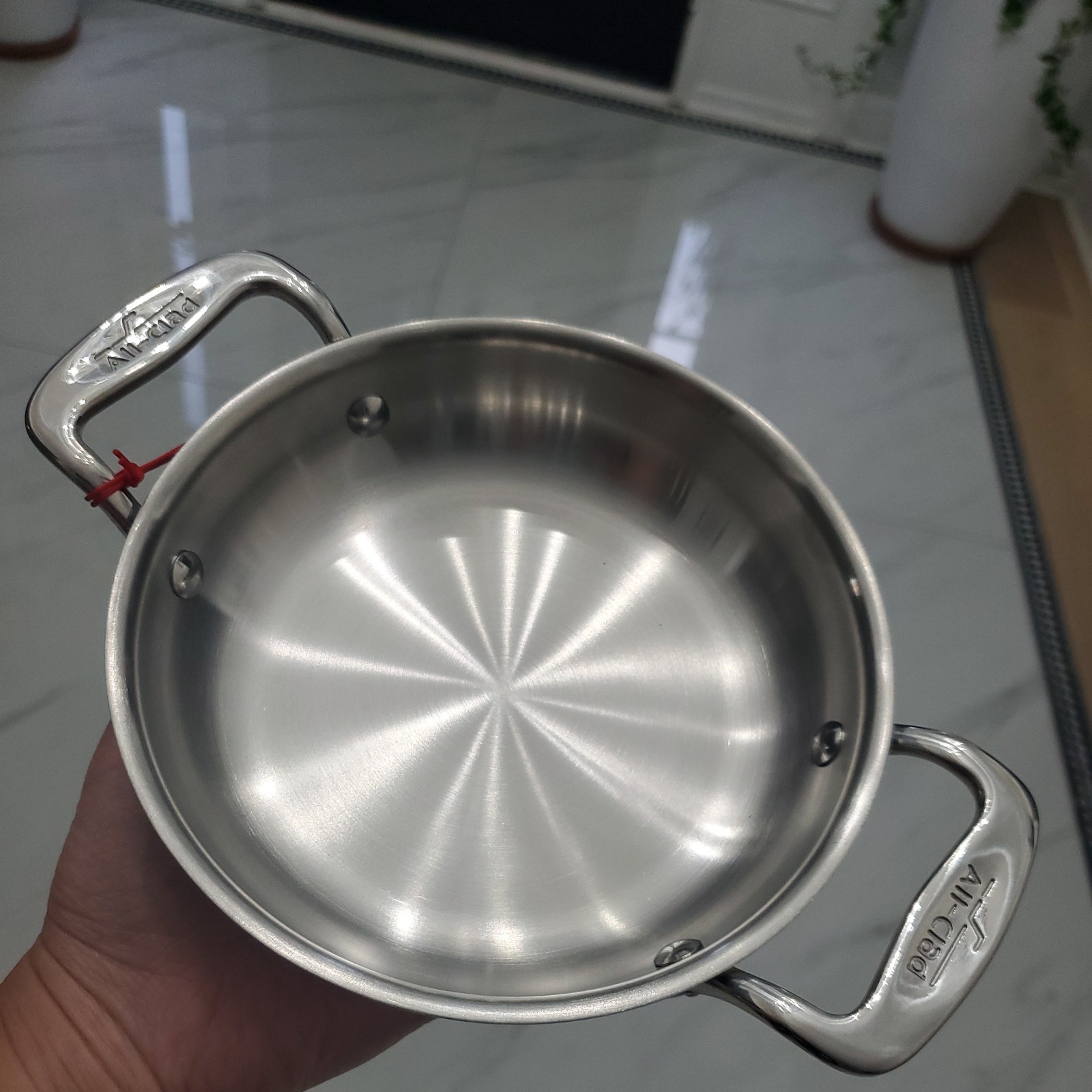 All-Clad 6 inch Mini Gratin Pan ~ Stainless Steel Set Of 5 New