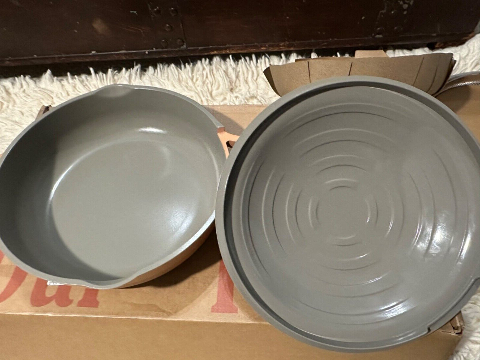 Our Place Always Pan 2.6 Qt 10.5” w/ Wooden Spoon + Steamer Basket -2.0 SPICE