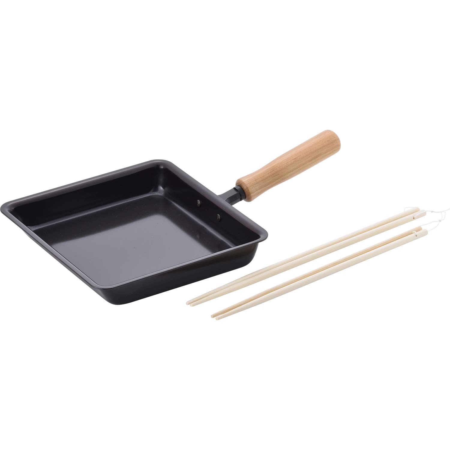 Tsubamesanjo Iron Frying Pan, Tamagoyaki, 13 x 18 cm, IH Compatible, Gas