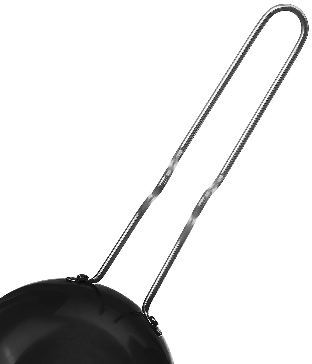 Hard Anodized Small Tadka Pan (9.4cm),Aluminium, Black