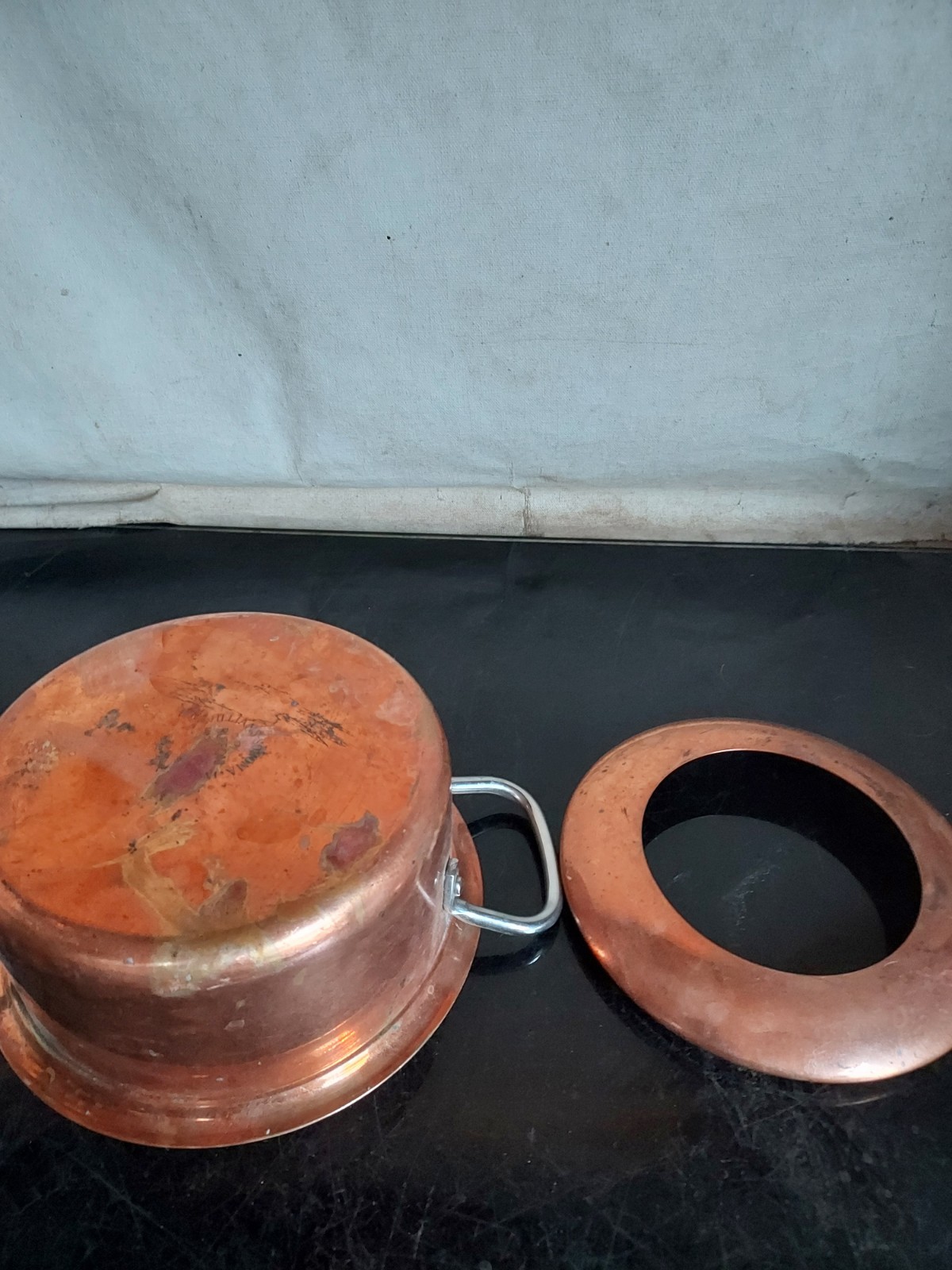 Vintage Williams Sonoma Copper Pot Ruffoni No Lid