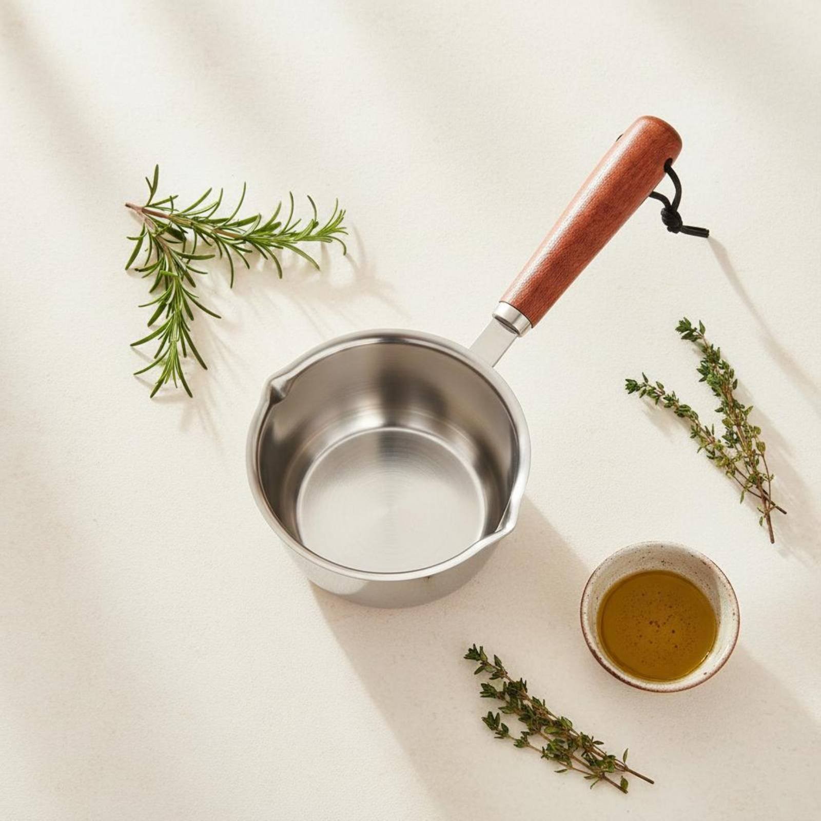 Oil Pot Rust-Resistant Small Saucepan for Kitchen