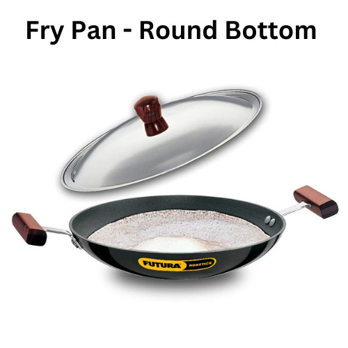 Futura FRY Pan With Lid Stainless Steel Non-Stick Frying Pan 8.66 IN