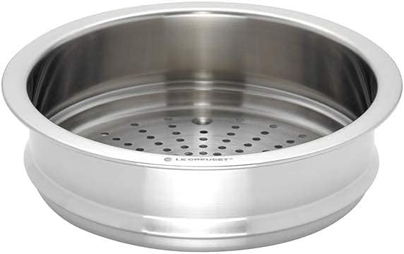 Le Creuset 20cm Stainless Steel Steamer Insert Basket for Cocotte Ronde 20 Pot