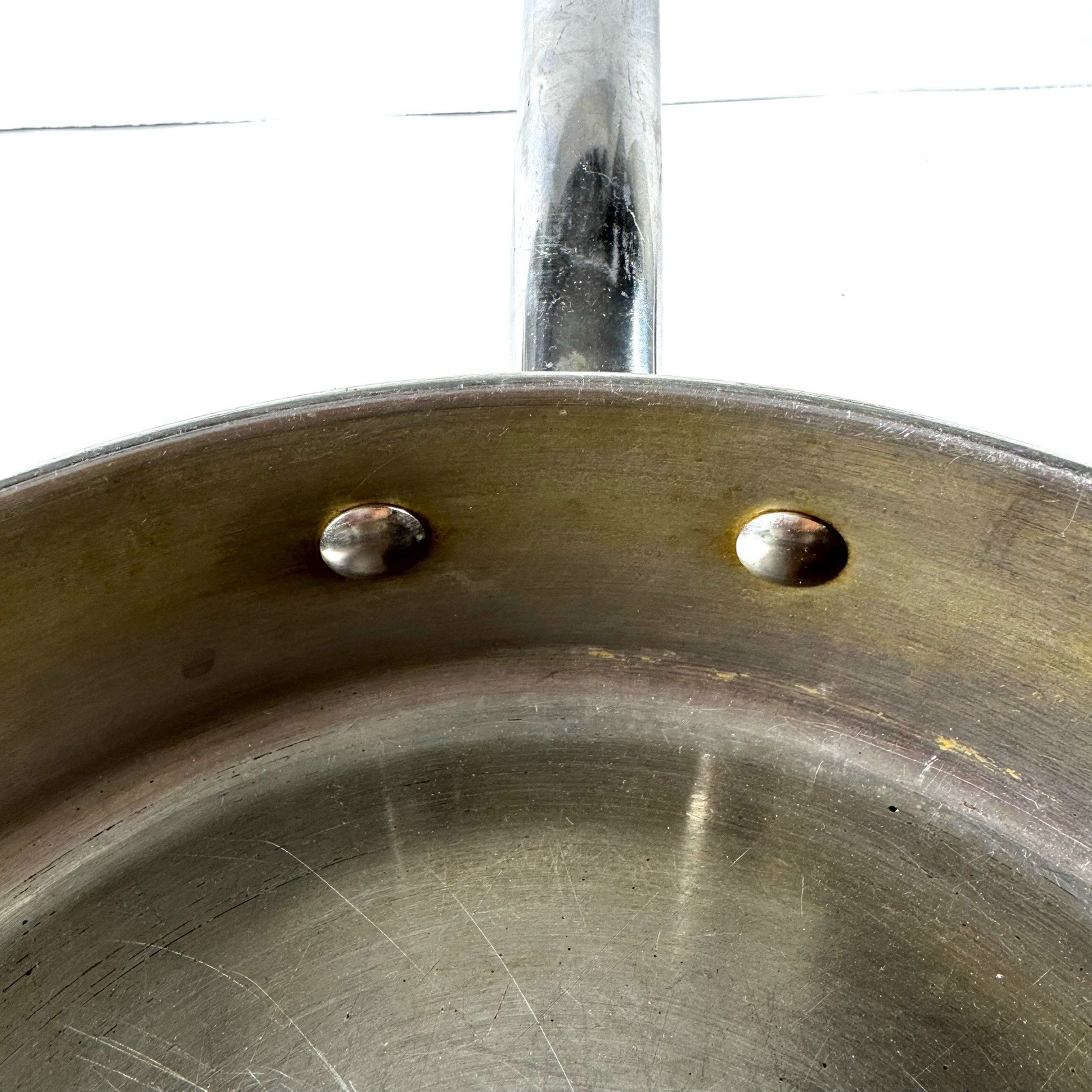 Anolon Sauté Pan 10 Inch Stainless Steel 3 QT 2.8 L Q14T Impact Bonded Even Heat