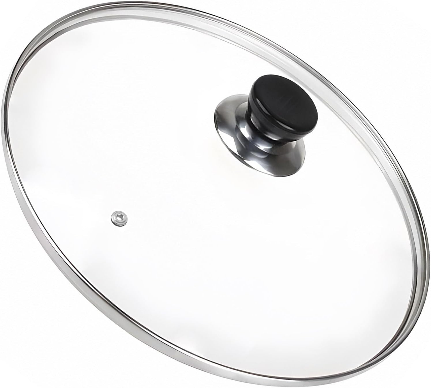 12 Inch Pan Lid, 12 Inch Frying Pan Lids, Tempered Glass Cast Iron Lid for Skill