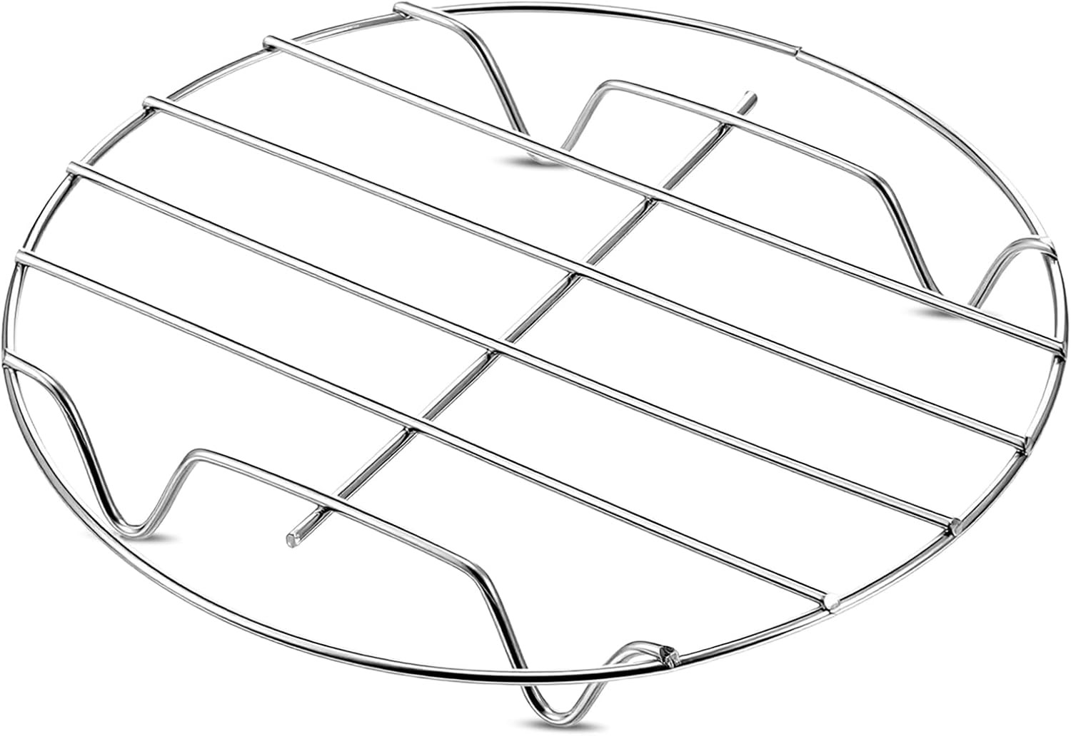 6.77” Stainless Steel Steamer Rack Steaming Rack Pot Accessories for Roasting