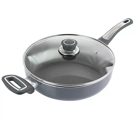 Oster 3.5 Quart Aluminum Saute Pan with Lid