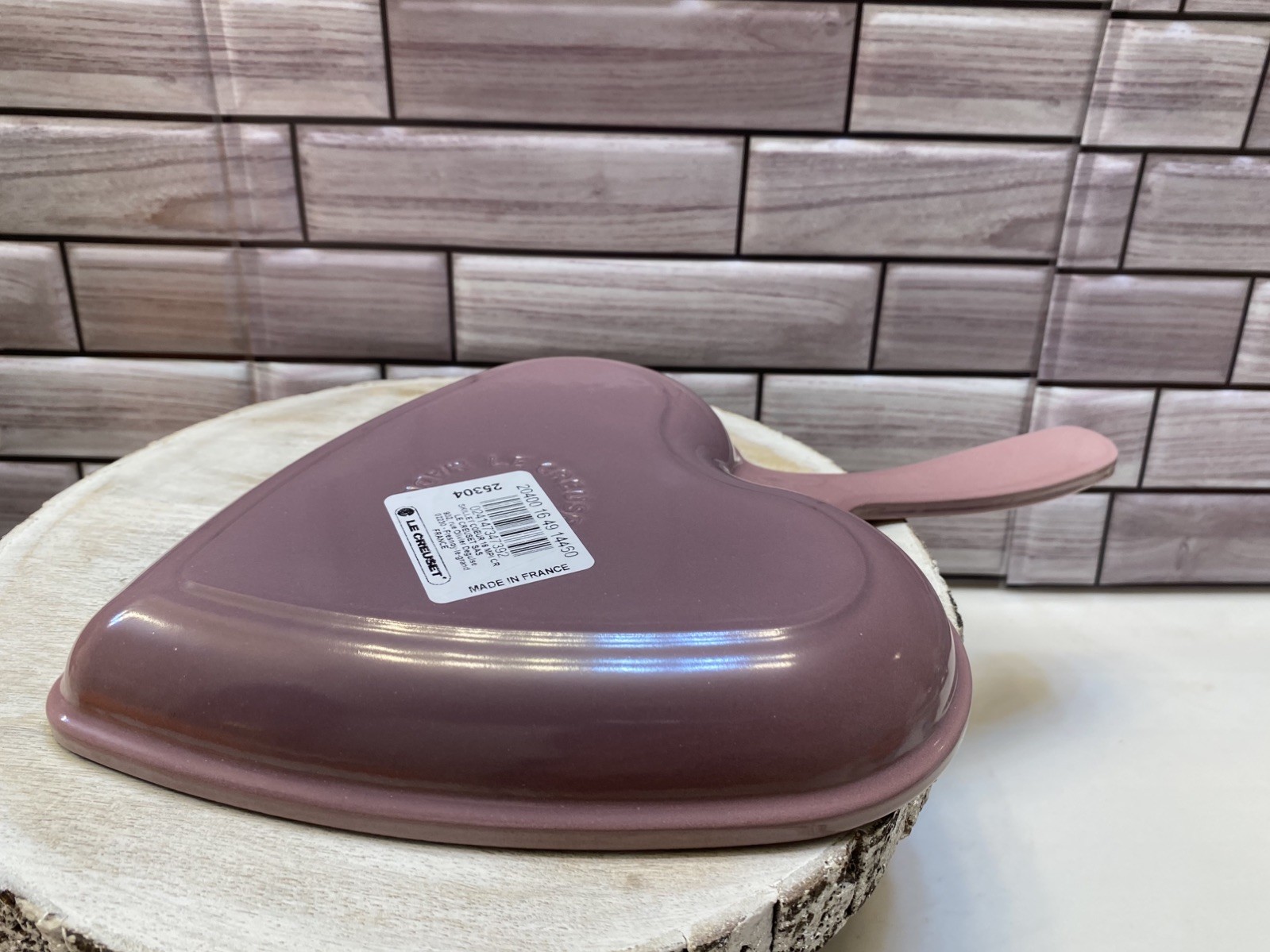 Le Creuset❤️ Heart Cast Iron Skillet 16cm Mauve Pink Made in France