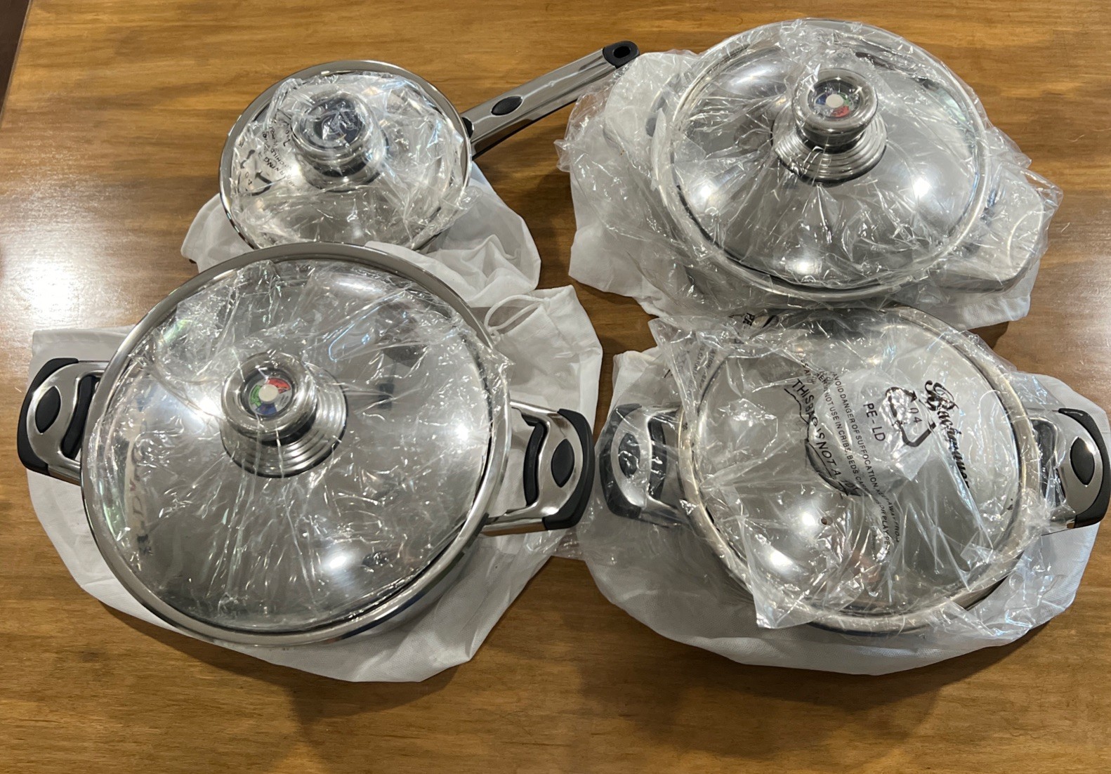 8 Pc Bachmayr Solingen Stainless Steel Pan Induction