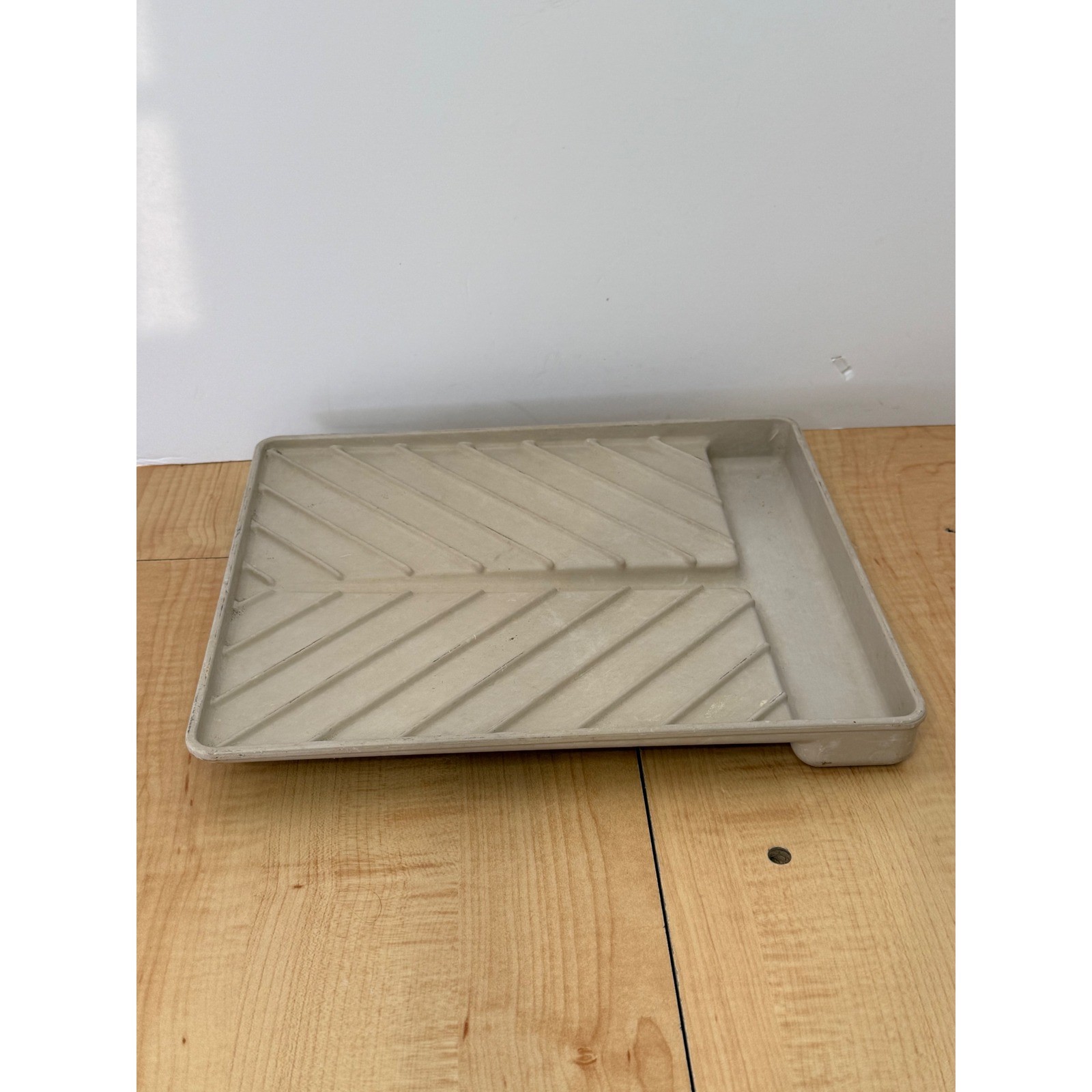 Anchor Hocking Microware Browning Tray PM 469-T1 Beige Vintage Made in USA