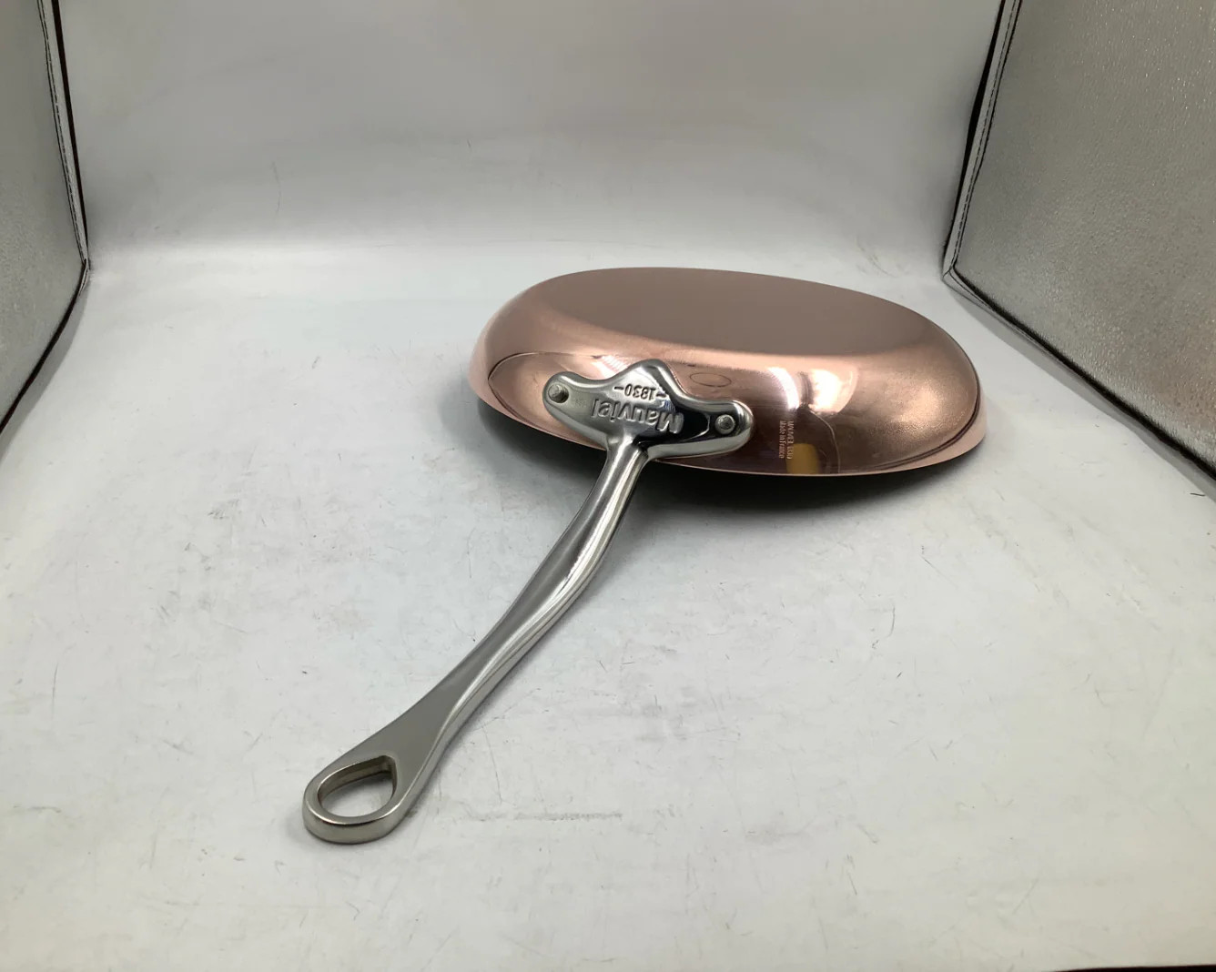 Mauviel M’150 S Copper Frying Pan With Cast Stainless Steel Handle, 10.2 In.