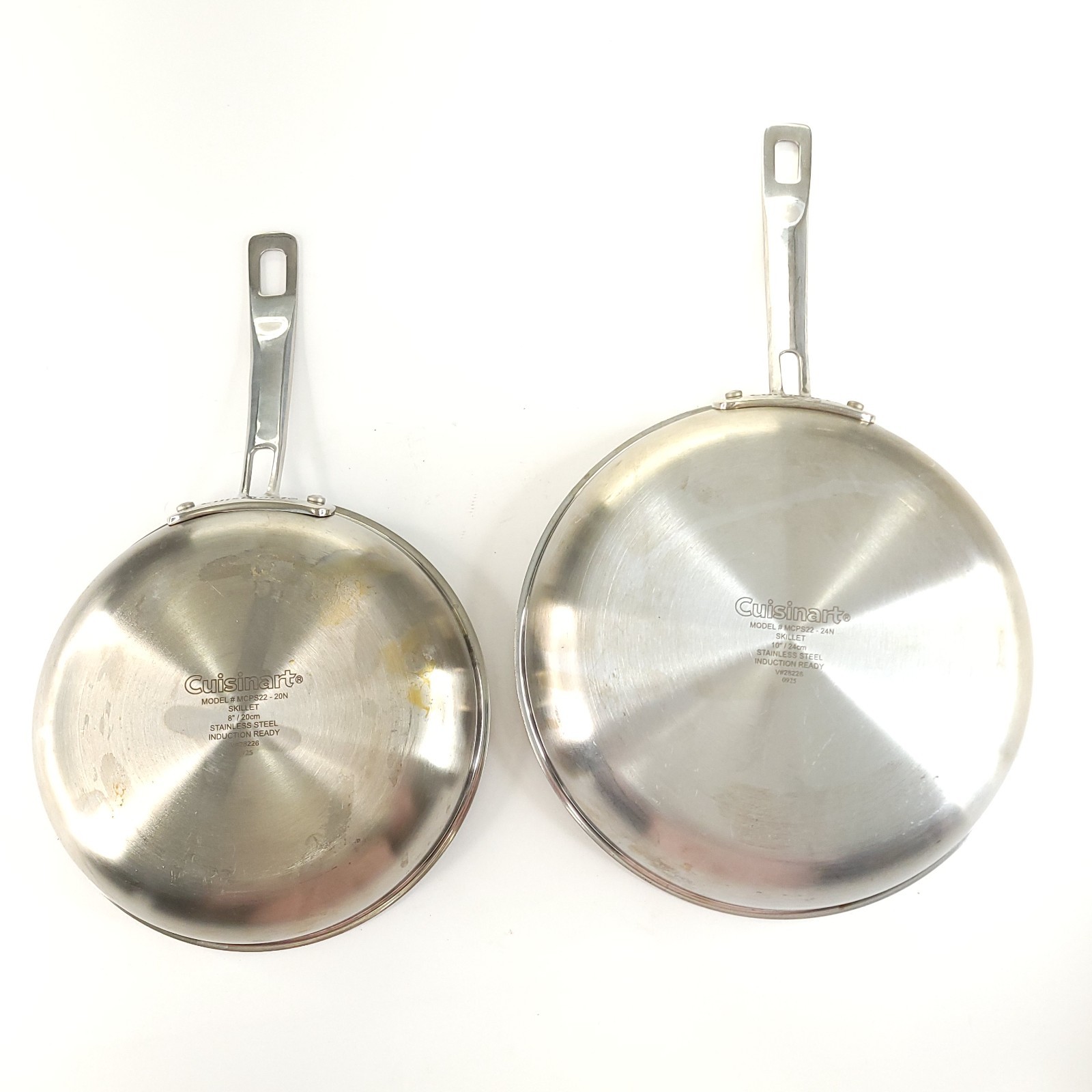 Cuisinart MultiClad Pro Tri-Ply 8″ and 10″ Skillet Fry Pans MCP22-24N MCP22-20N