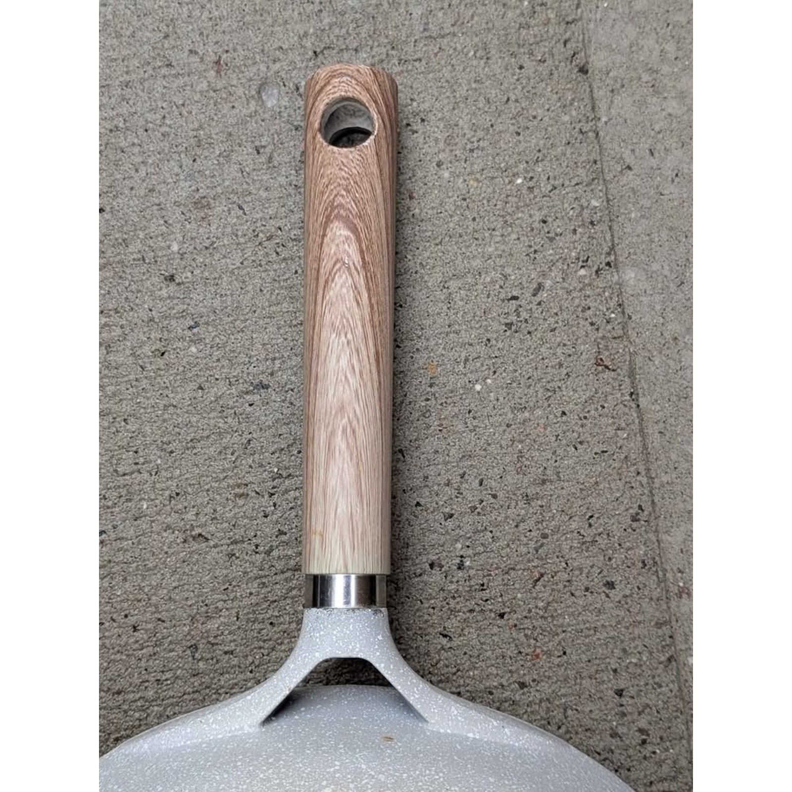 MasterClass Marble Nonstick Fry Pan 11.5 in – White Speckled Faux-wood Handle