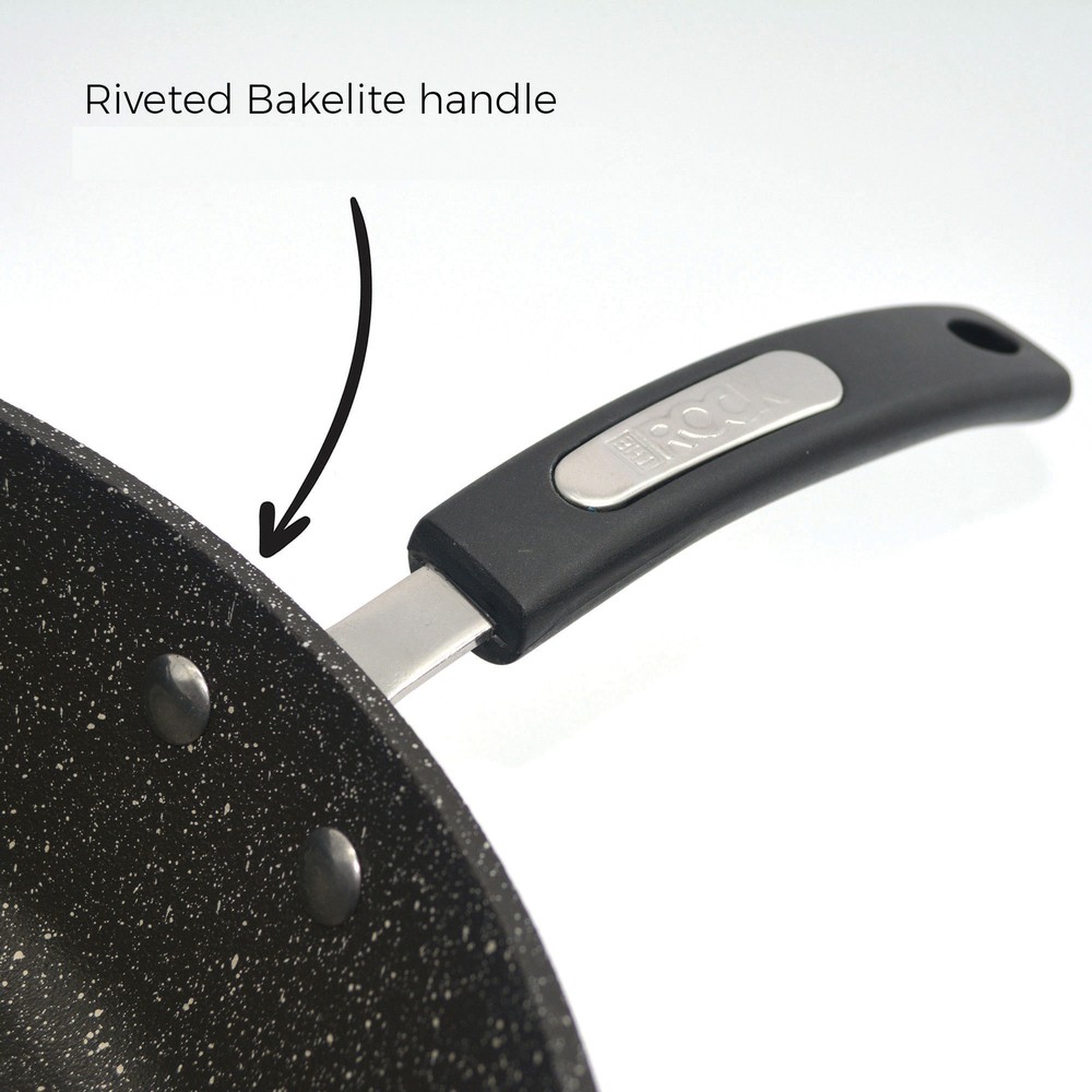 Starfrit The Rock 12-Inch Deep Fry Pan – Non-Stick, Durable & Easy-to-Clean