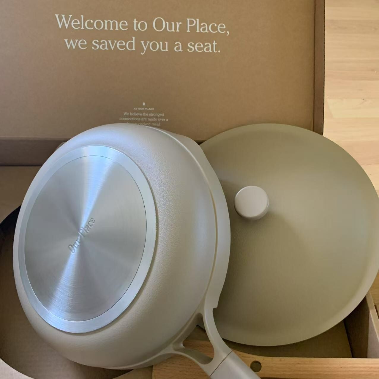 Our Place Large Always Pan 12.5” 10 in 1 Nonstick Pan w Lid & spoon