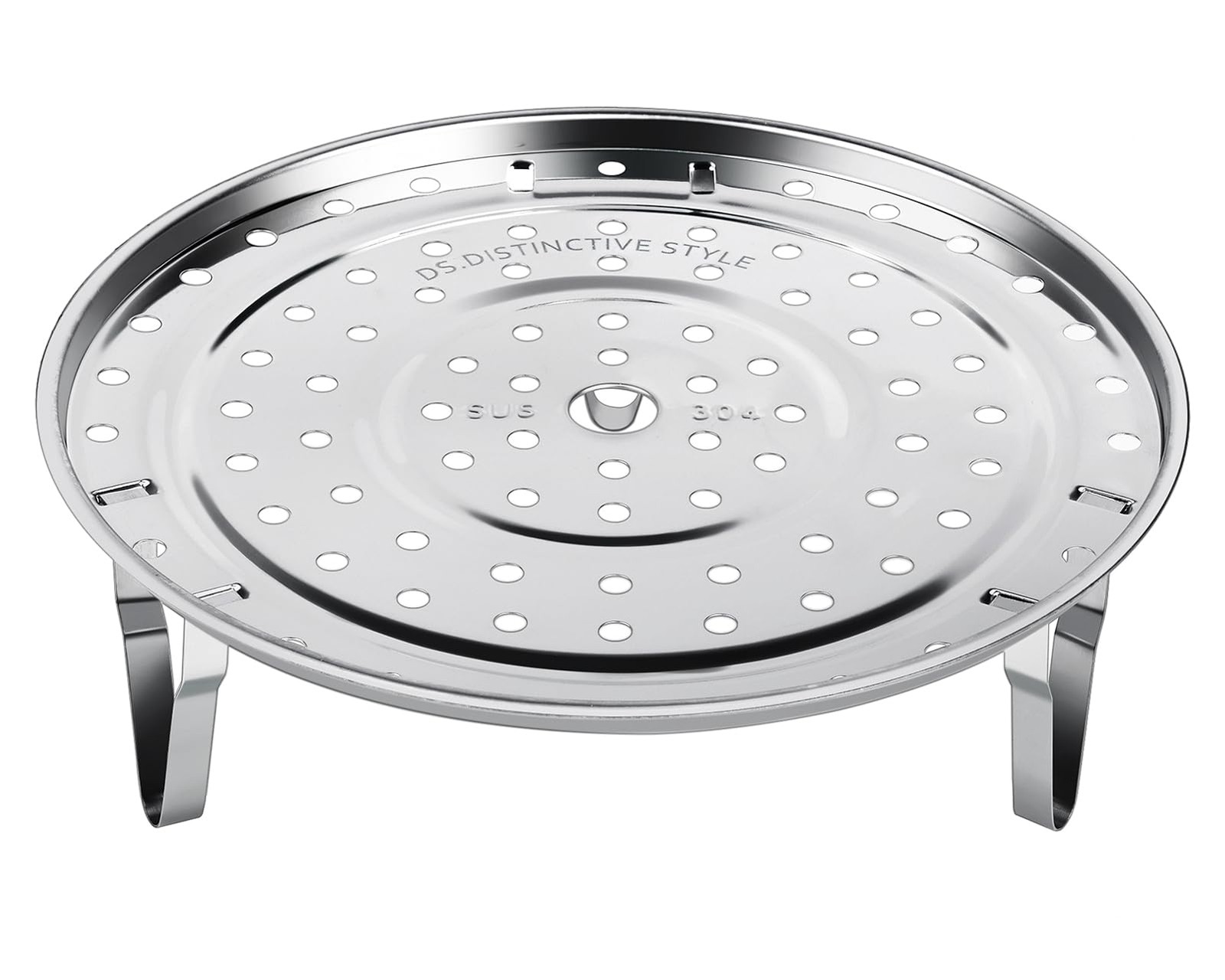 Steamer Rack 304 Stainless Steel Steaming Rack Steam Tray with Removable Legs…