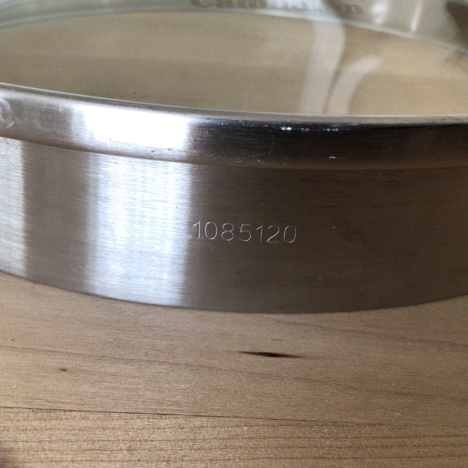 Calphalon 9” Strainer Lid only Glass Stainless Steel Replacement 8.5” Inner