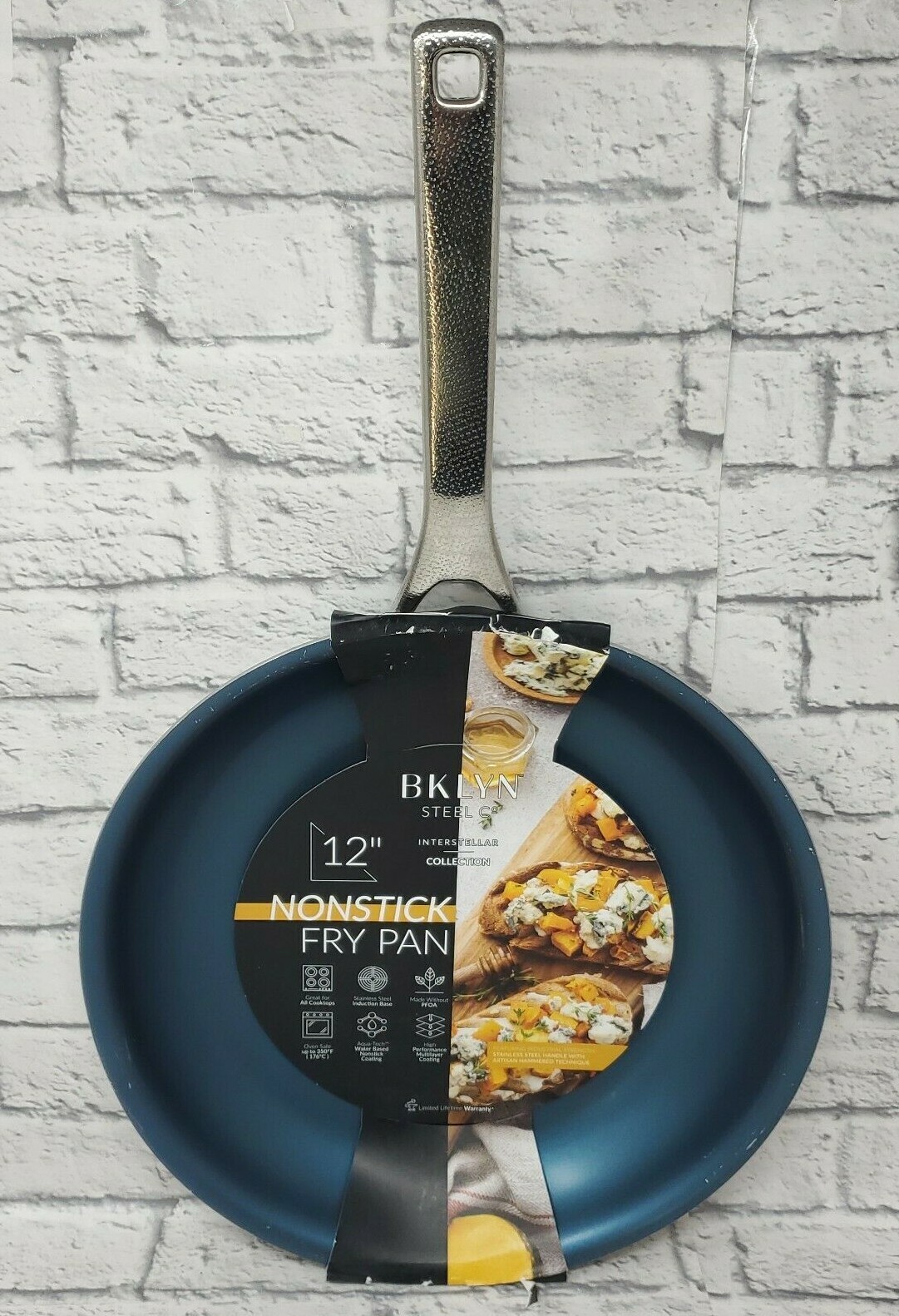 BKLYN Steel Co. Interstellar Flared Sparkle Cookware Aluminum Fry Pan 12″