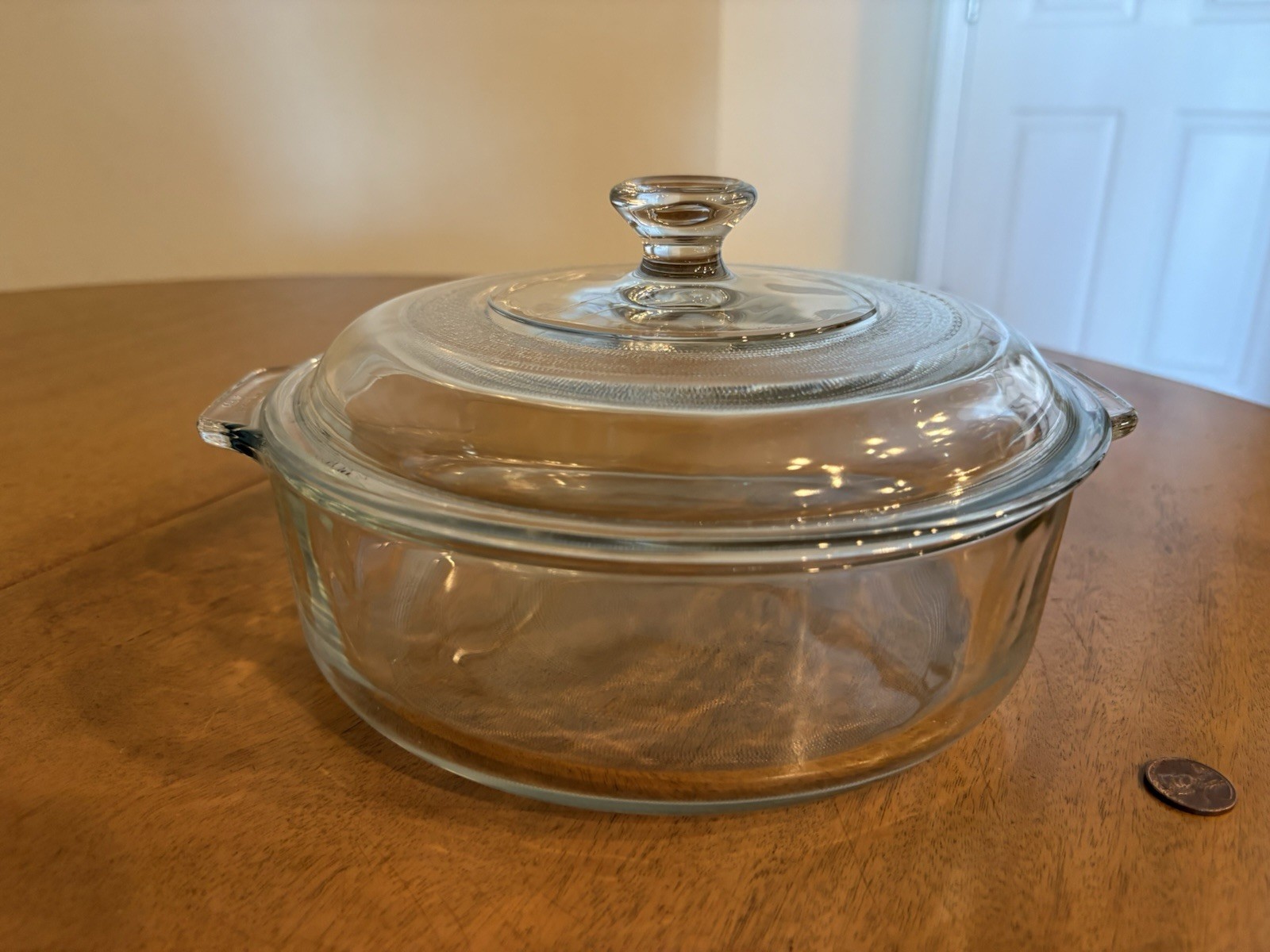 Libbey Baker’s Basics Clear Glass 2qt Casserole Baking Bakeware Dish 8″ x 2.7″