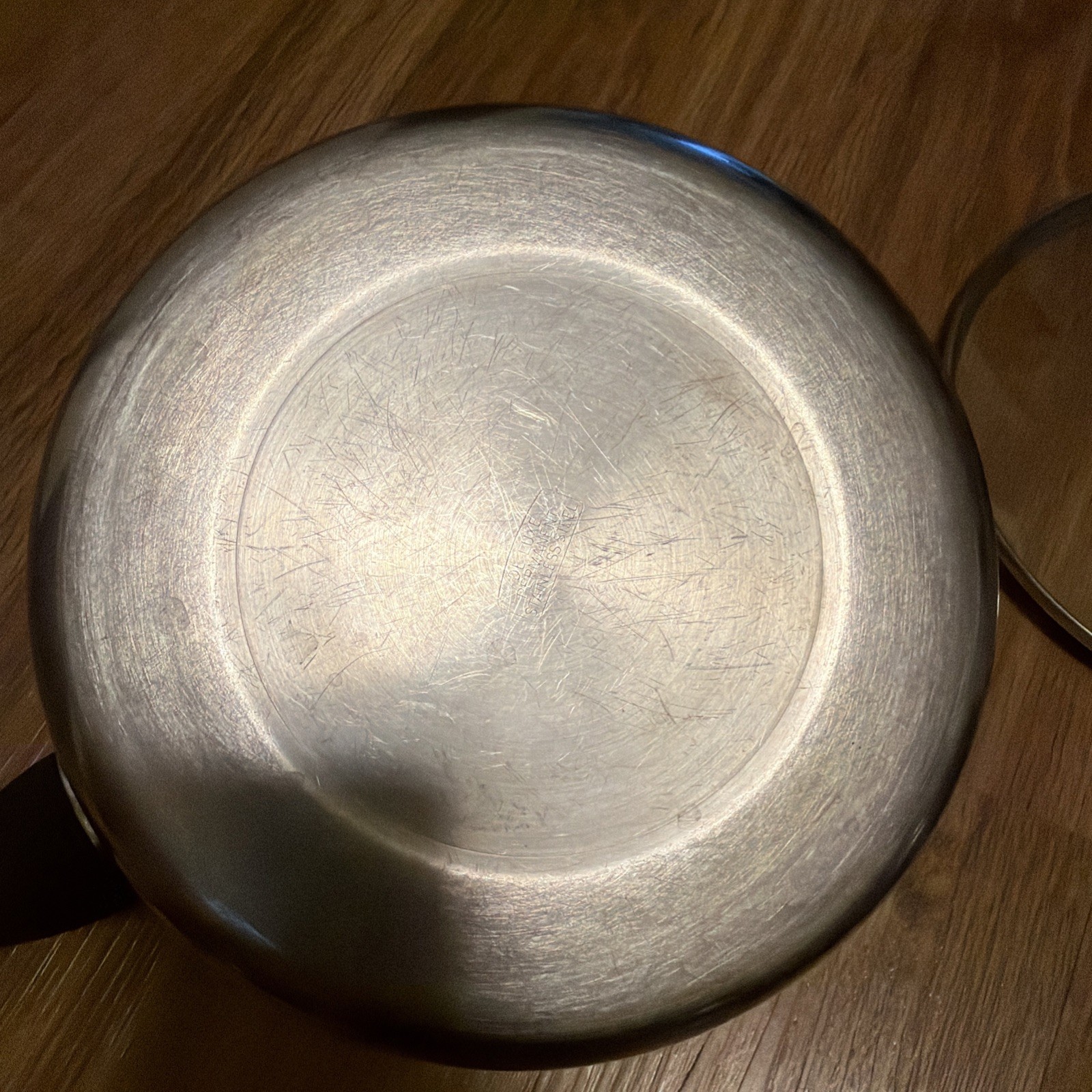 Deluxe Permanent Stainless Cookware Collection Sauce Pan And Skillets