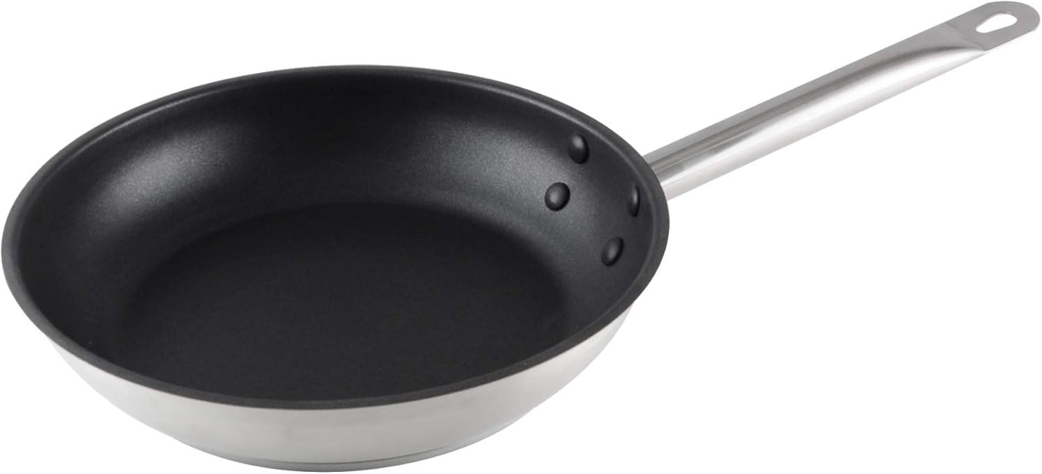 9 1/2″ 18/8 stainl steel fry pan quantum 2, es in each