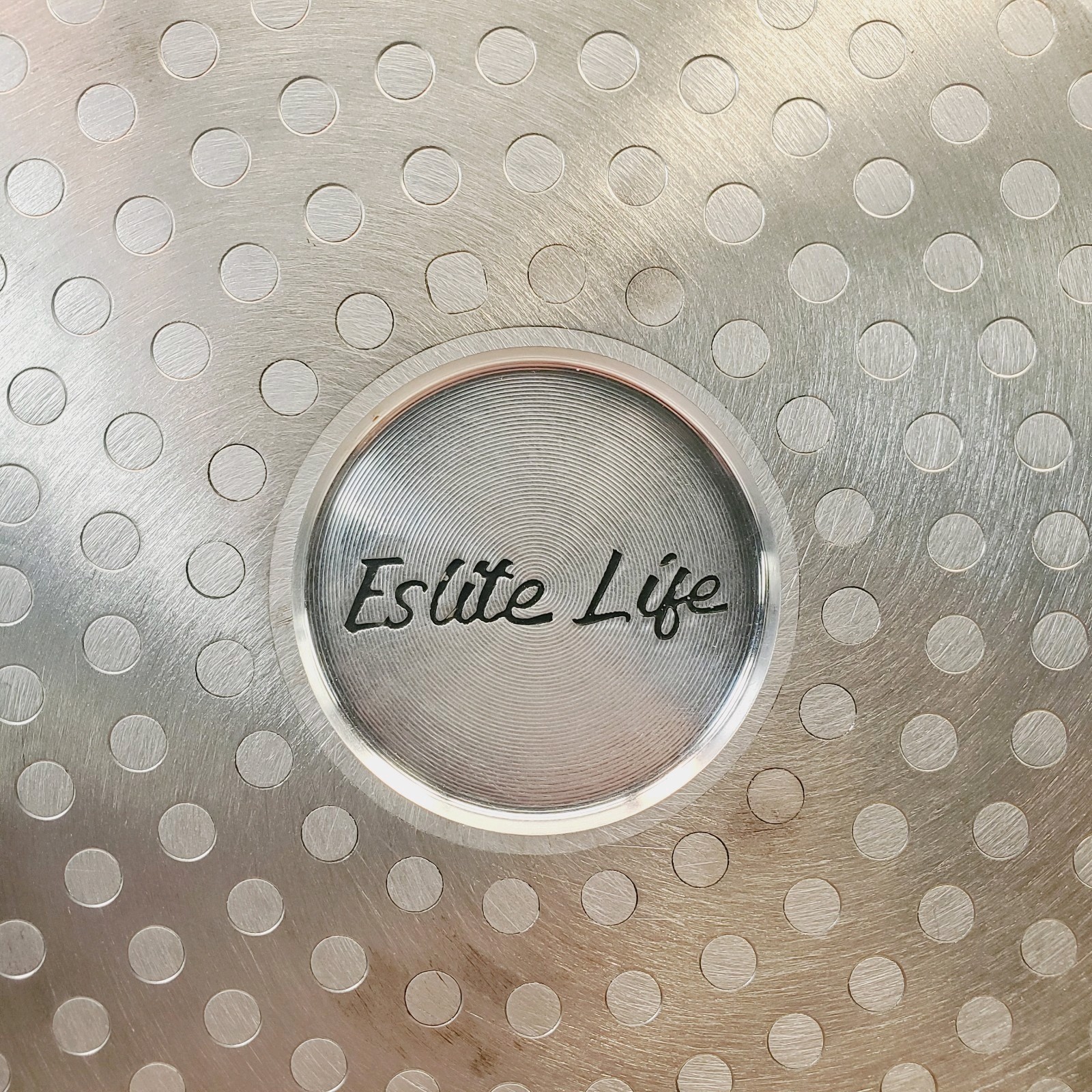 ESLITE LIFE Nonstick Grill Pan for Stove Tops Granite Coating 9.5″ Square