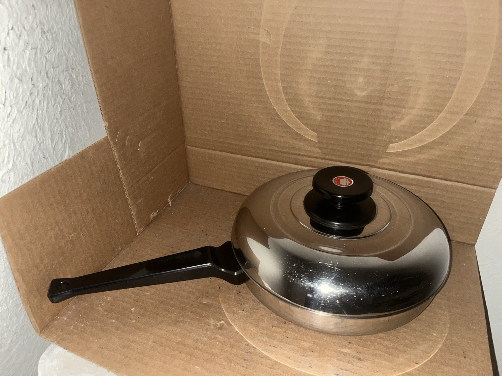 Stilinox Zani 9-3/4” inch Fry Pan Stainless Steel 18-10 Made In Italy