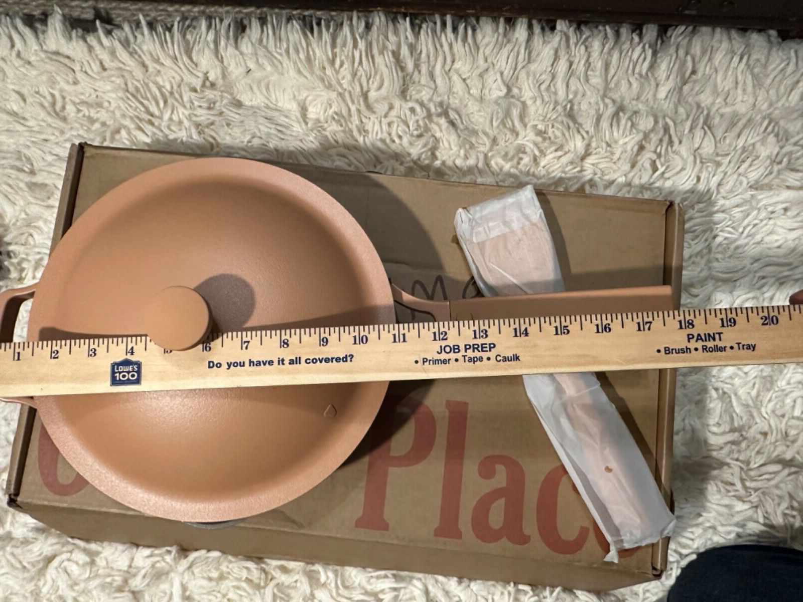 Our Place Always Pan 2.6 Qt 10.5” w/ Wooden Spoon + Steamer Basket -2.0 SPICE