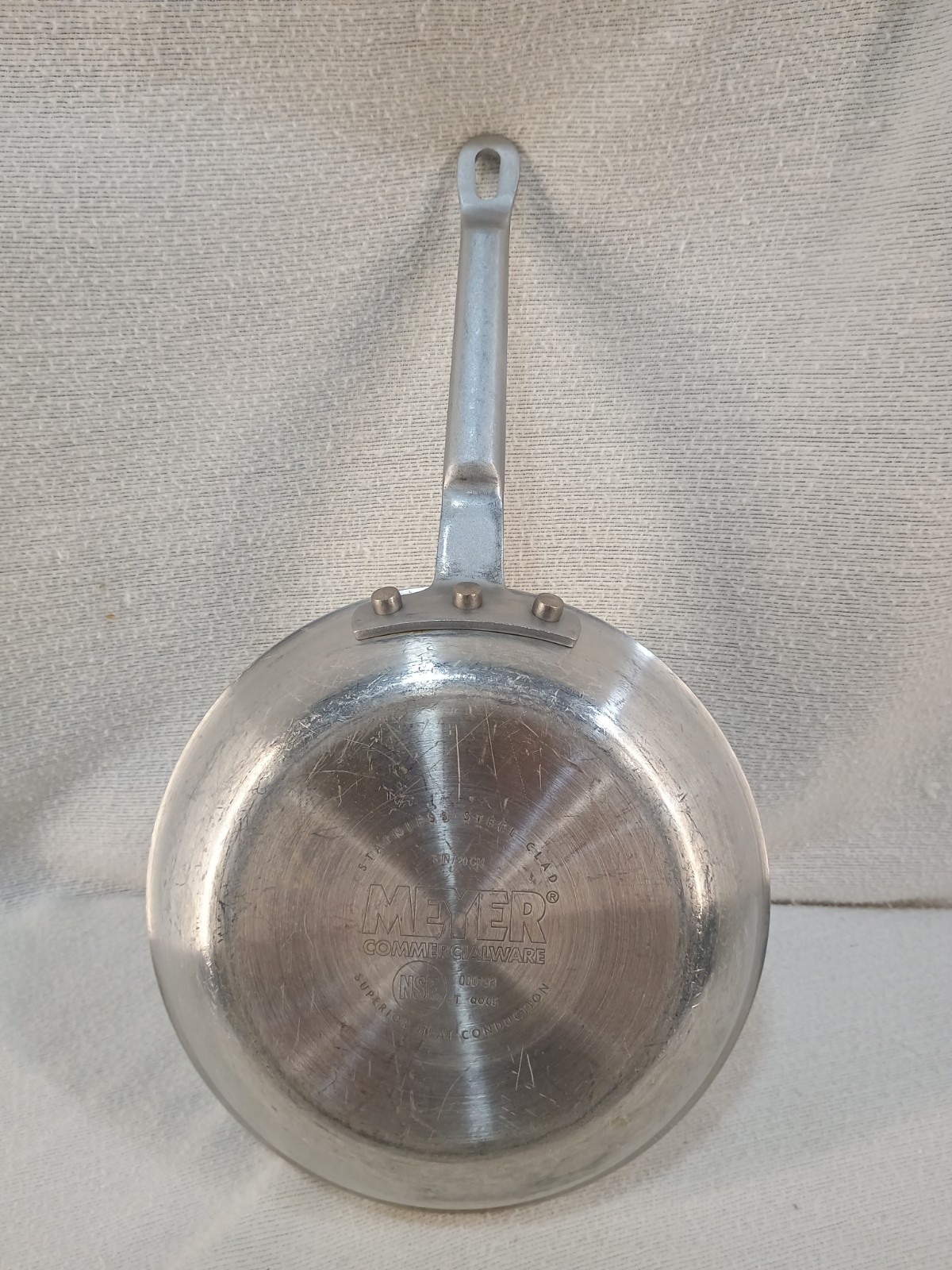 Meyer Commercialware 8″ Stainless Steel Clad Fry Pan Induction Skillet 000193