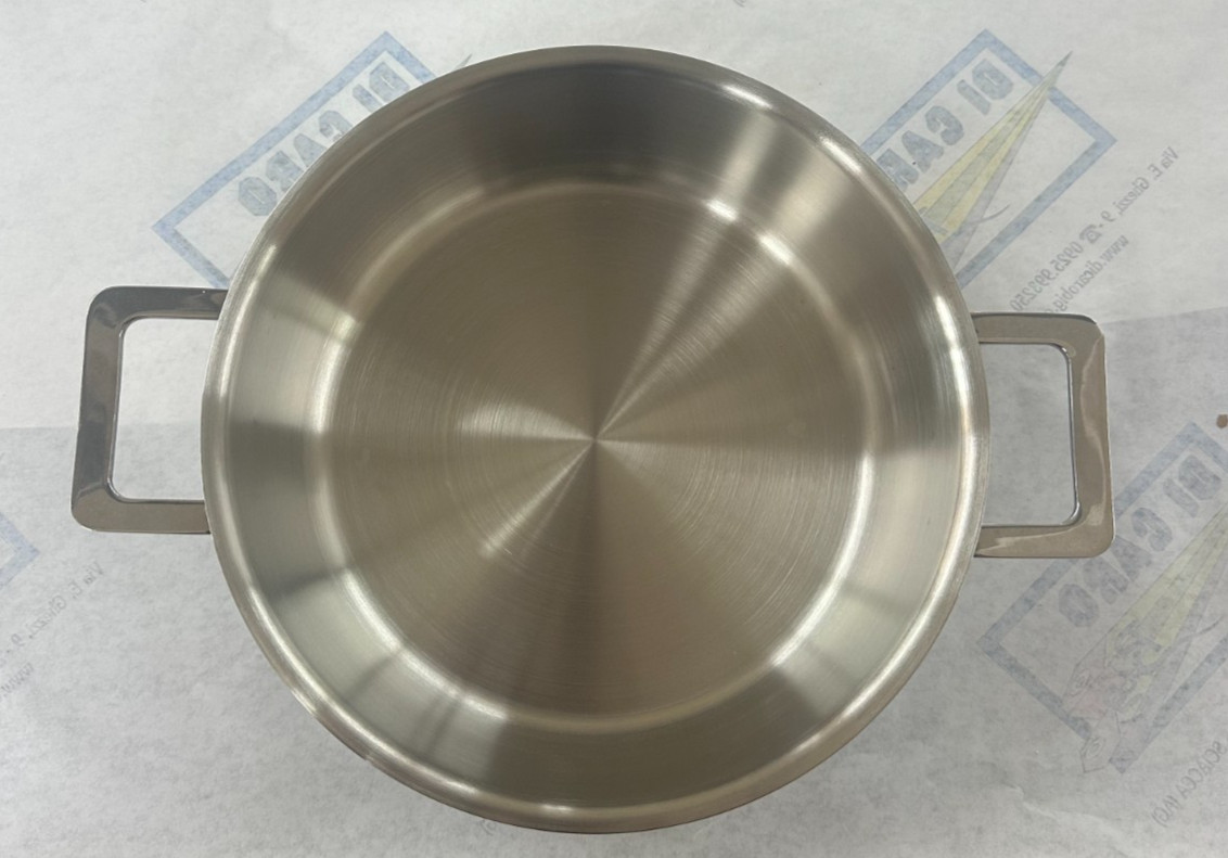 Alessi AJM101/24 Pots&Pans Two-Handle Casserole, Stainless Steel