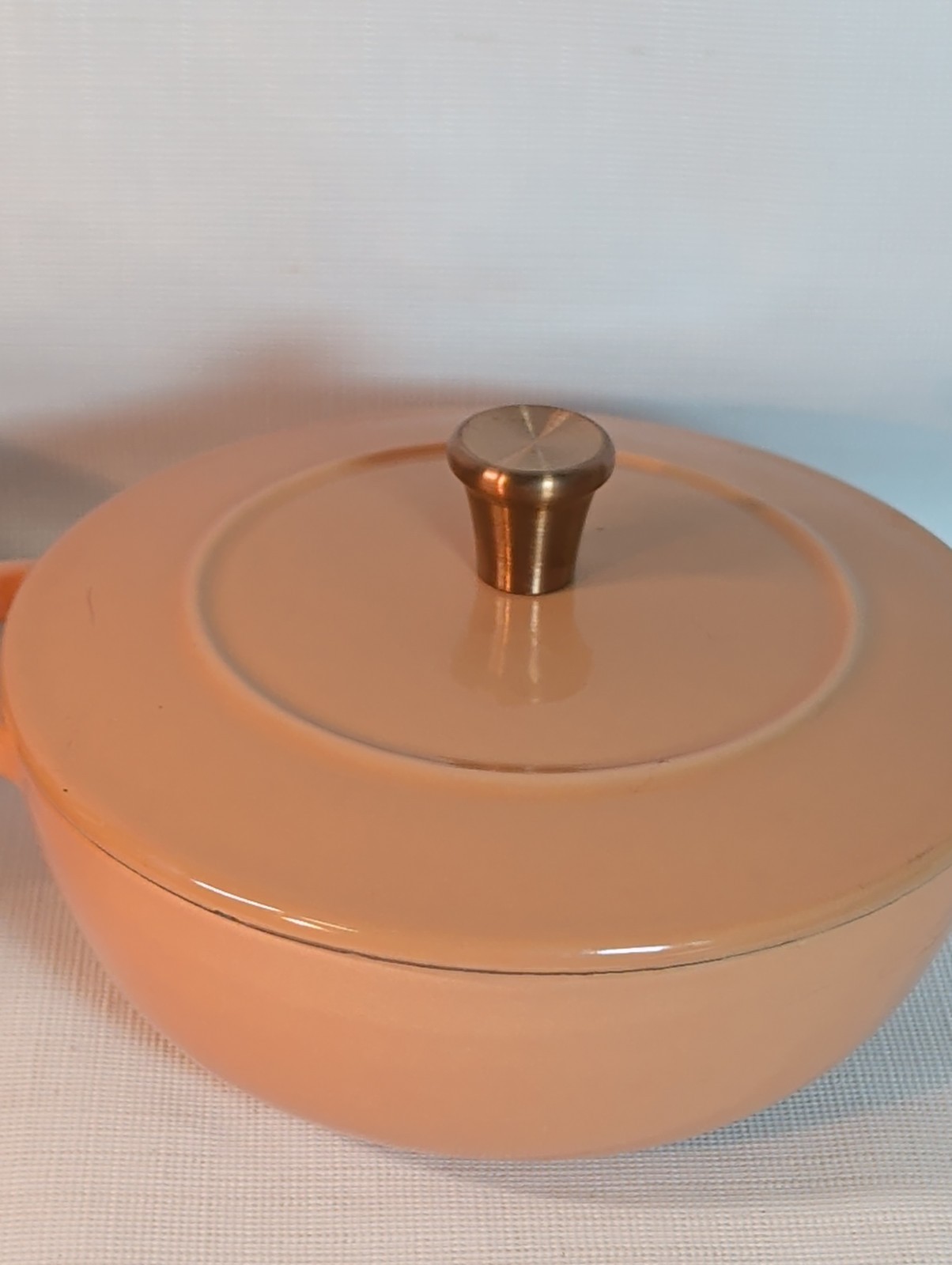 Pair Cast Iron Mini Cocotte & Lid Round Mini Dutch Oven Ramekin Threshold Enamel