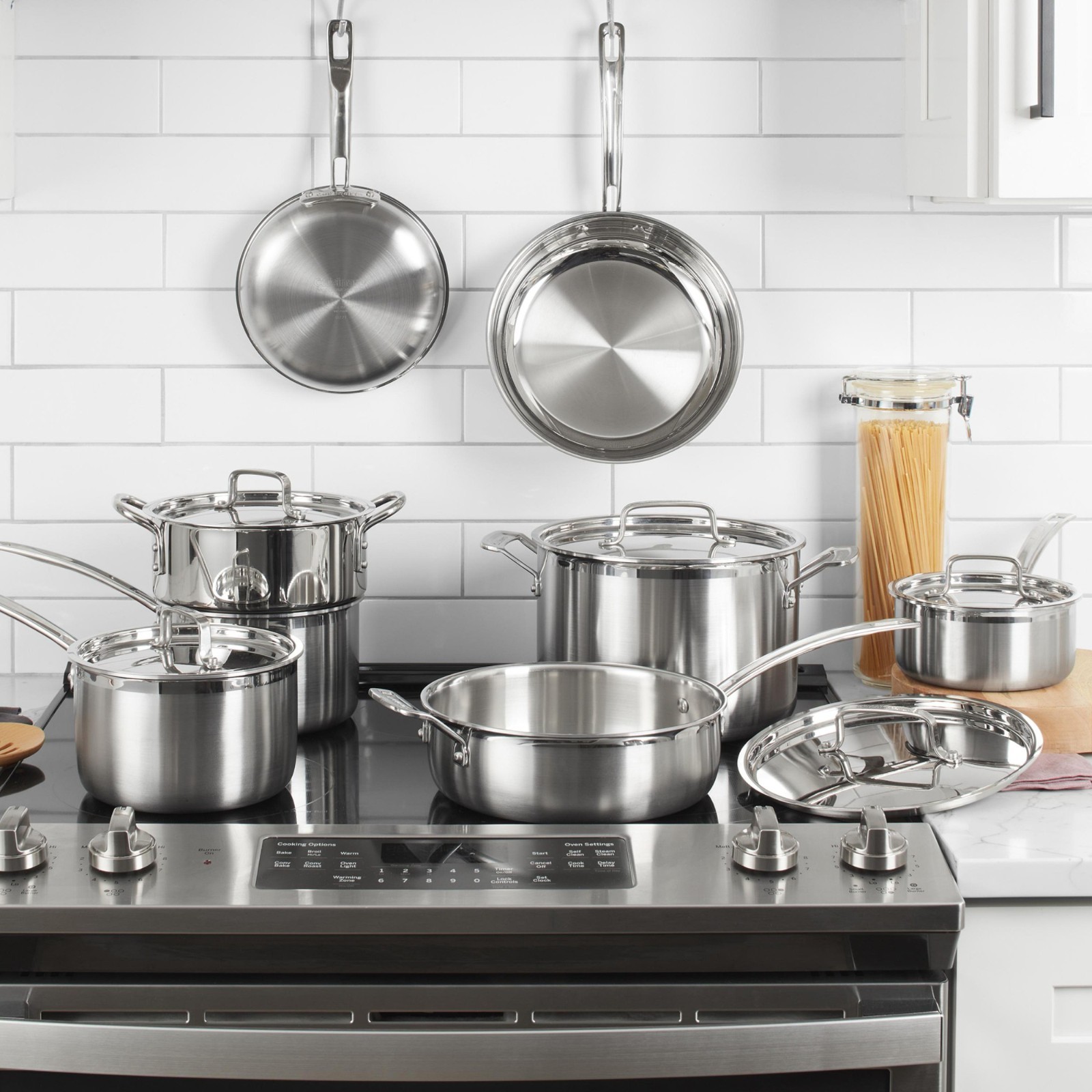 Cuisinart Multiclad Pro Tri-Ply Stainless-Steel 12-Piece Cookware Set, Free Ship