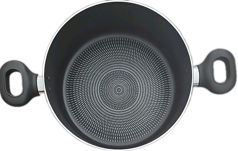 T-FAL ~ GREY ~ 5 Quart ~ Aluminum ~ DUTCH OVEN w/Glass Lid ~ Non-Stick Interior