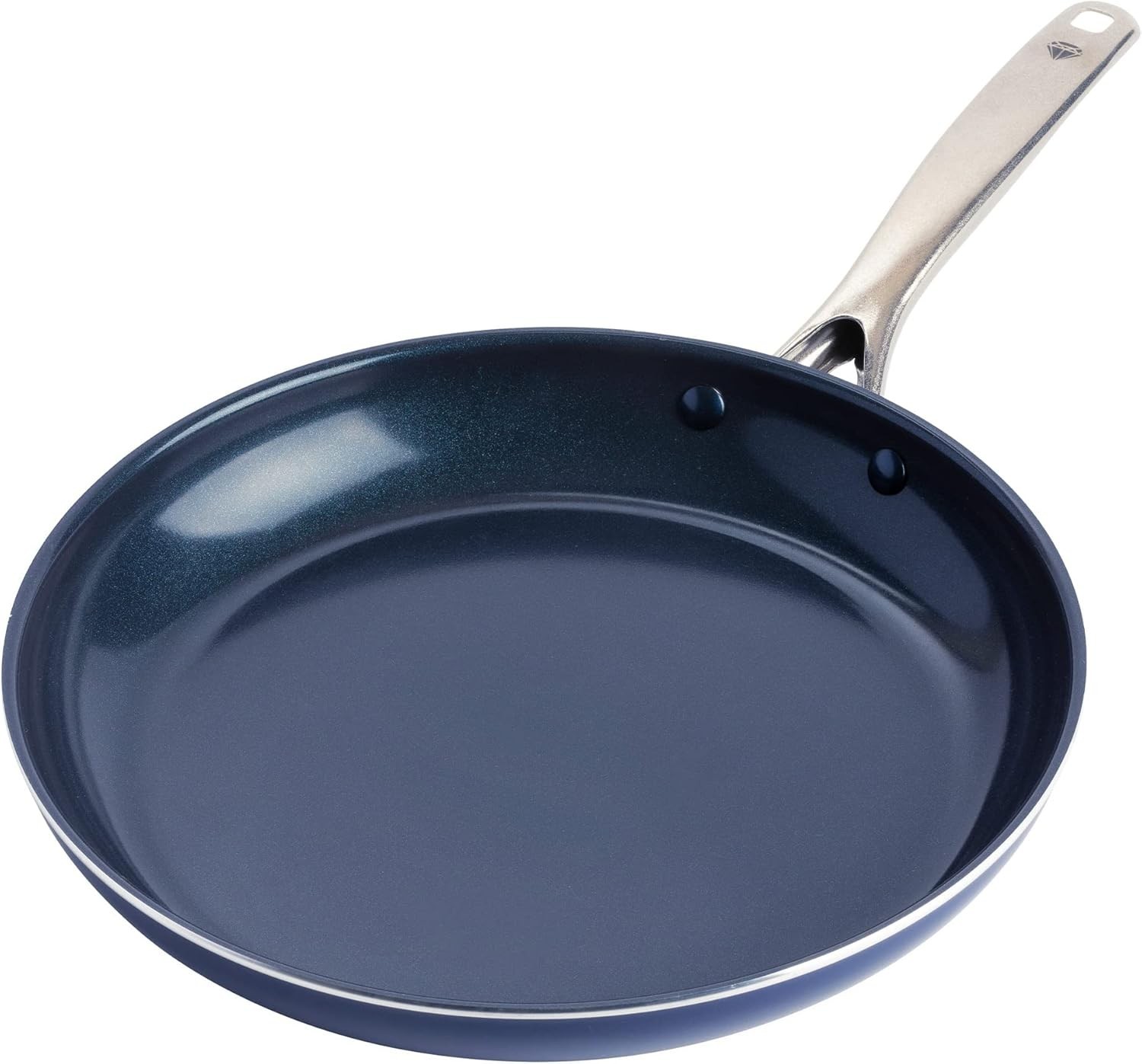 Blue Diamond Cookware Diamond Infused Ceramic Nonstick 12″ Frying Pan Skillet…