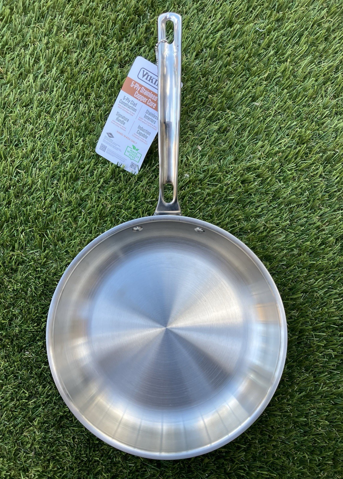 Viking Copper Core 10” in Fry Pan Sauté Frying 5Ply Stainless Steel NEW FreeShip
