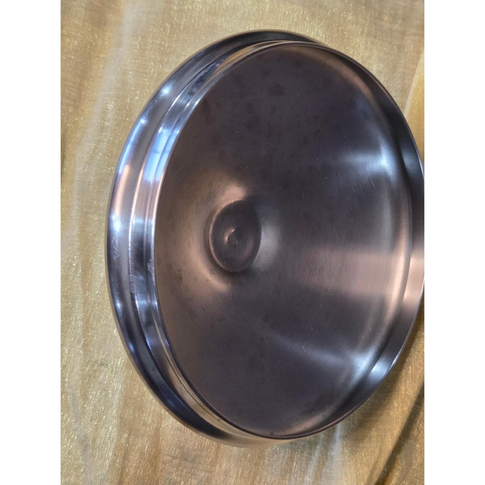 Vintage Revere Ware Stainless Steel Replacement Lid 6.25 Inch Circular Pot Cover