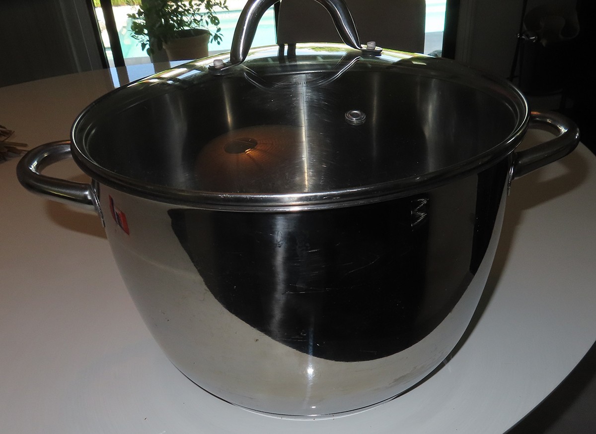 Polerad 10 Quart Stainless Steel Stock Pot and Lid