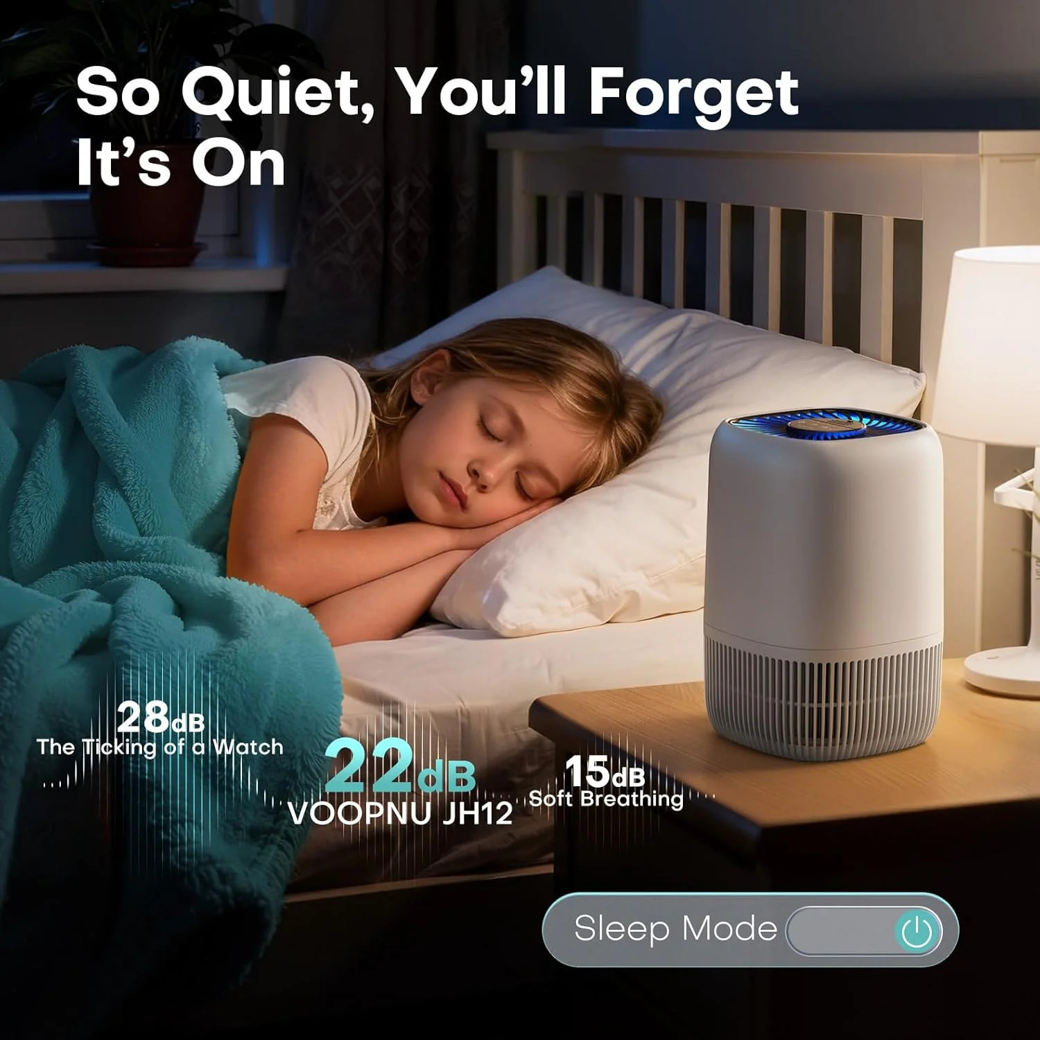 Air Purifiers for Home with H13 True HEPA Filter Up to 1076 Ft² for Pet Hair,