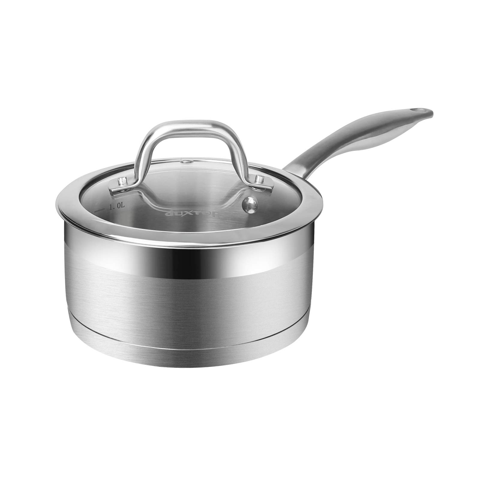 Duxtop Professional Stainless Steel Sauce Pan with Lid, Kitchen Cookware, Ind…