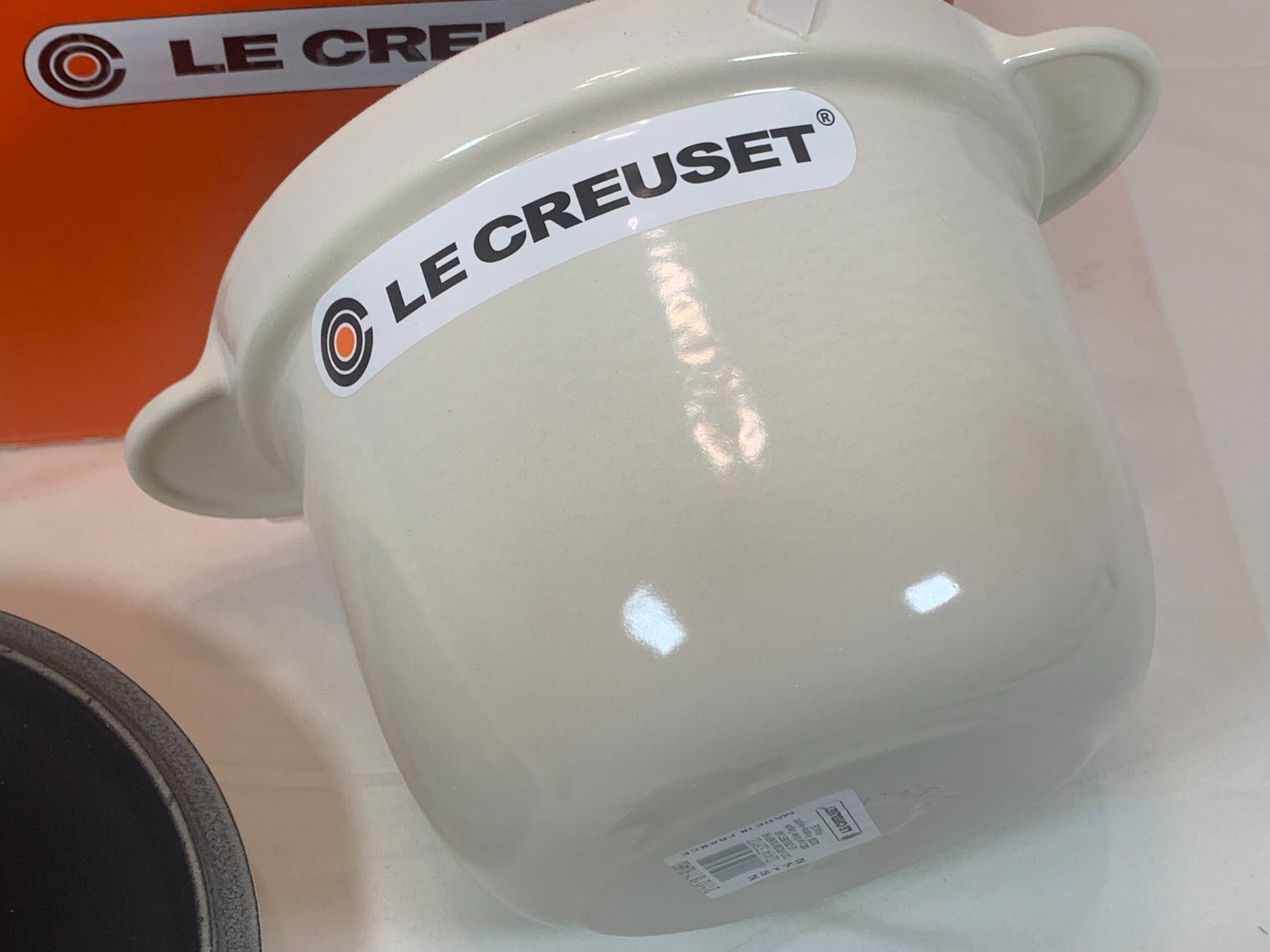 Le Creuset Cocotte Every Rice Pot 18cm 2.25qt Meringue Enamel Cast Iron