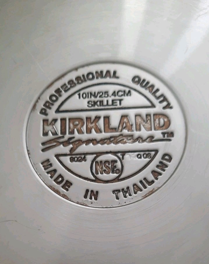 Kirkland Signature Prof 10″ Copper Core Stainless Skillet Saute Frying Pan w/Lid