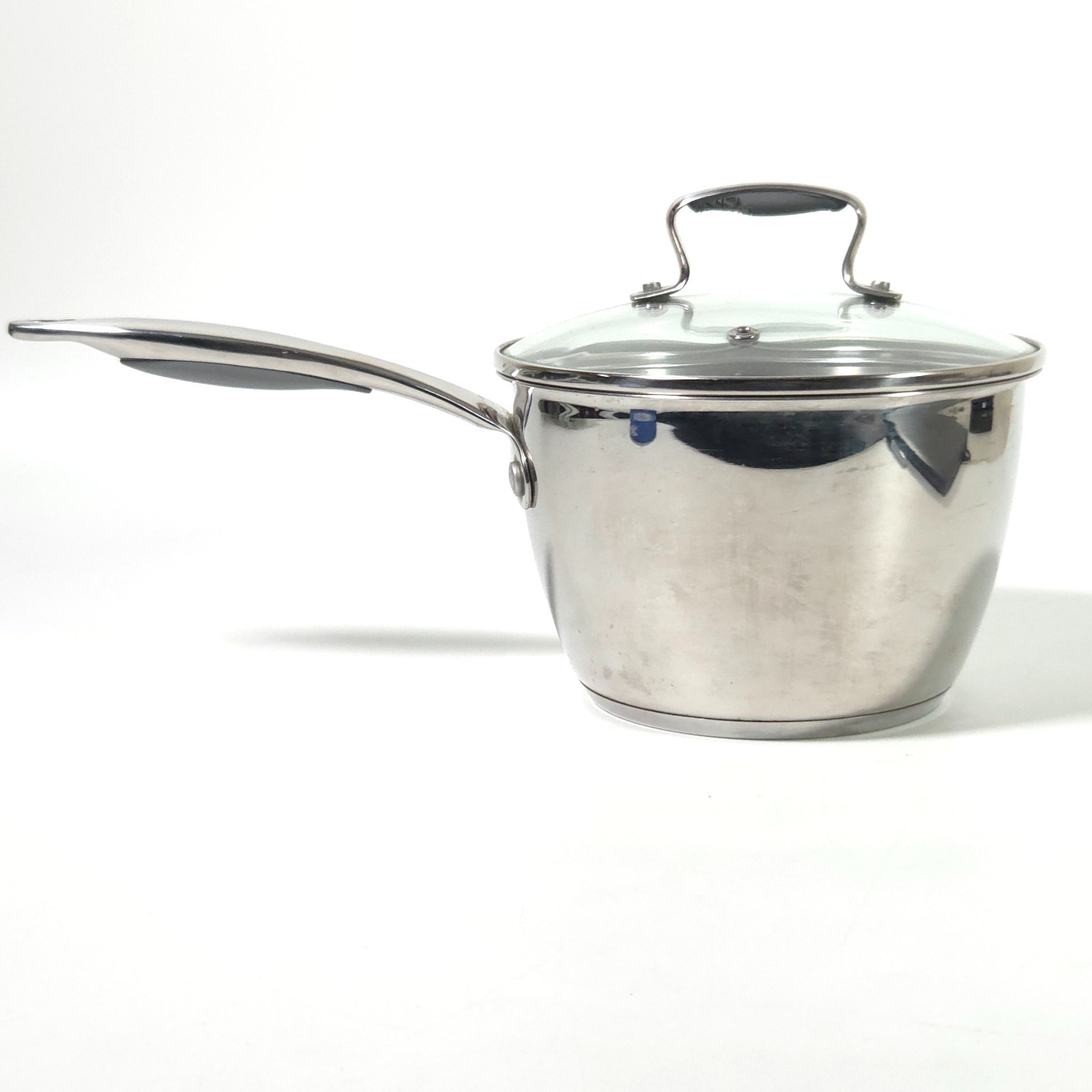 Belgique 2.5 Qt Saucepan w/ Silicone Handles & Glass Lid 30769 – READ