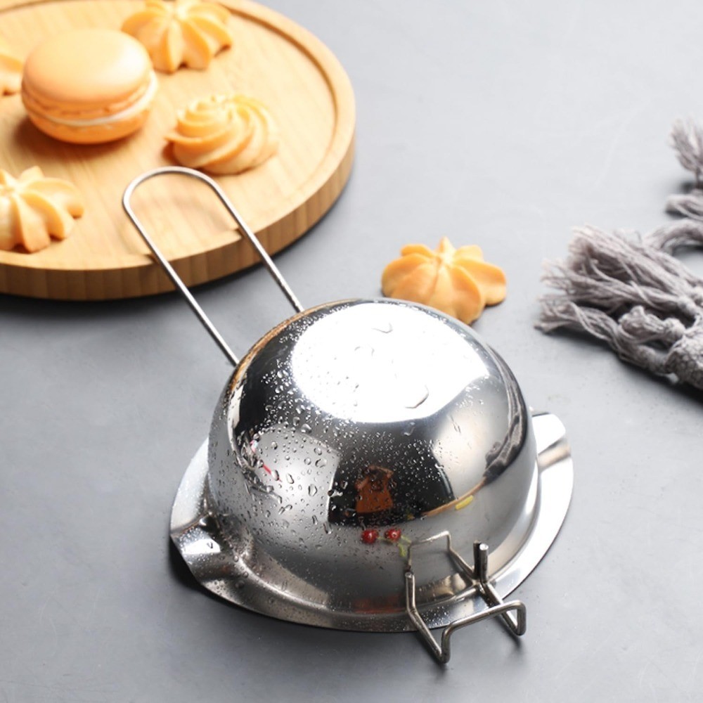 Stainless Steel Double Boiler Pot 400ML Melting Bowl for Chocolate Candy Butter