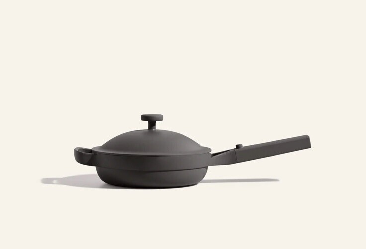 Our Place 8.5″ Ceramic Nonstick Mini Always Pan Char-Gris Anthracite 1.2 QT READ