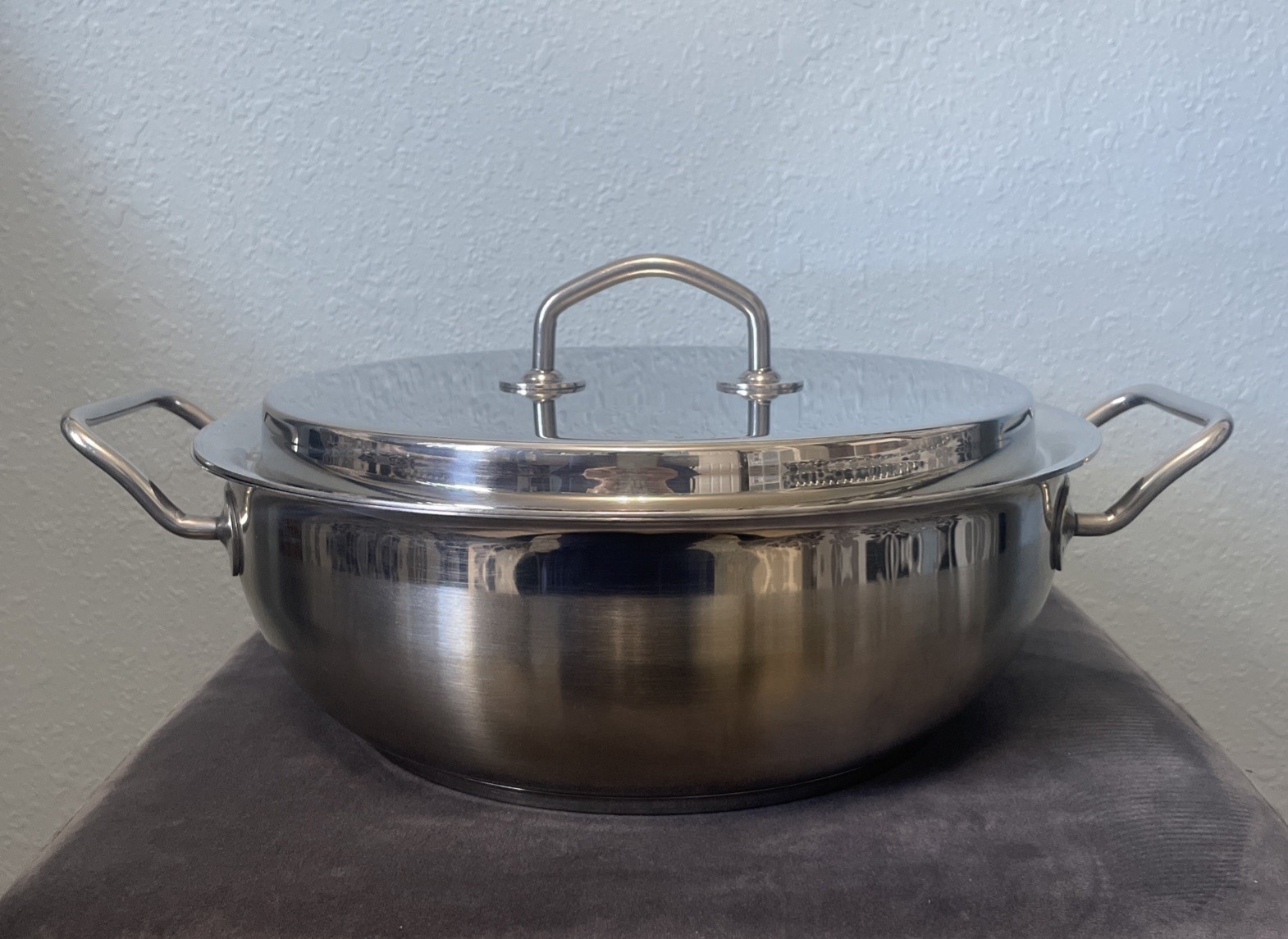Silga Teknika 17028 28cm Casserole Sautoir with Lid Milano Italy EUC