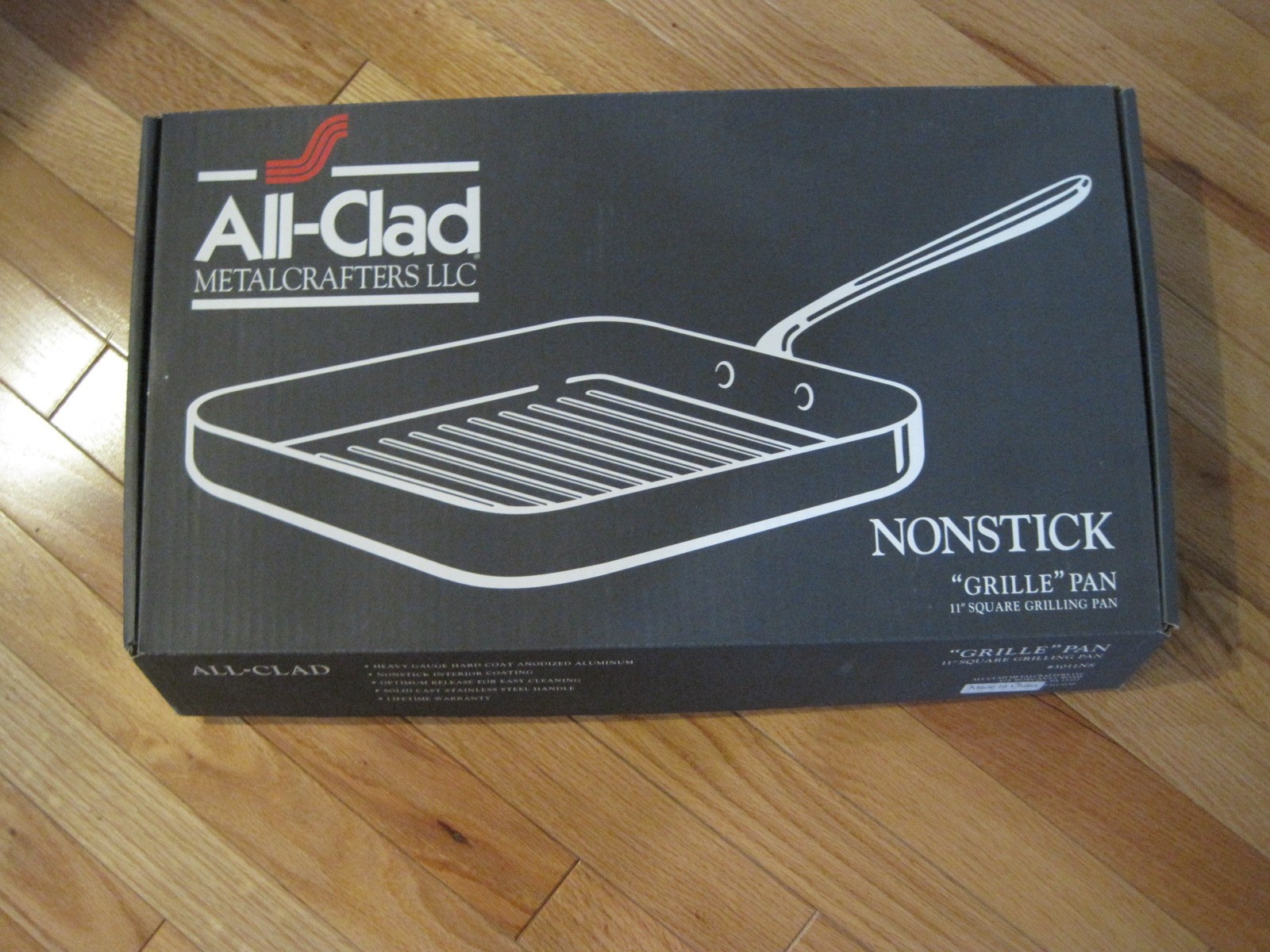 New Boxed All-Clad Nonstick “Grille” Pan – 11″ Square Grilling Pan