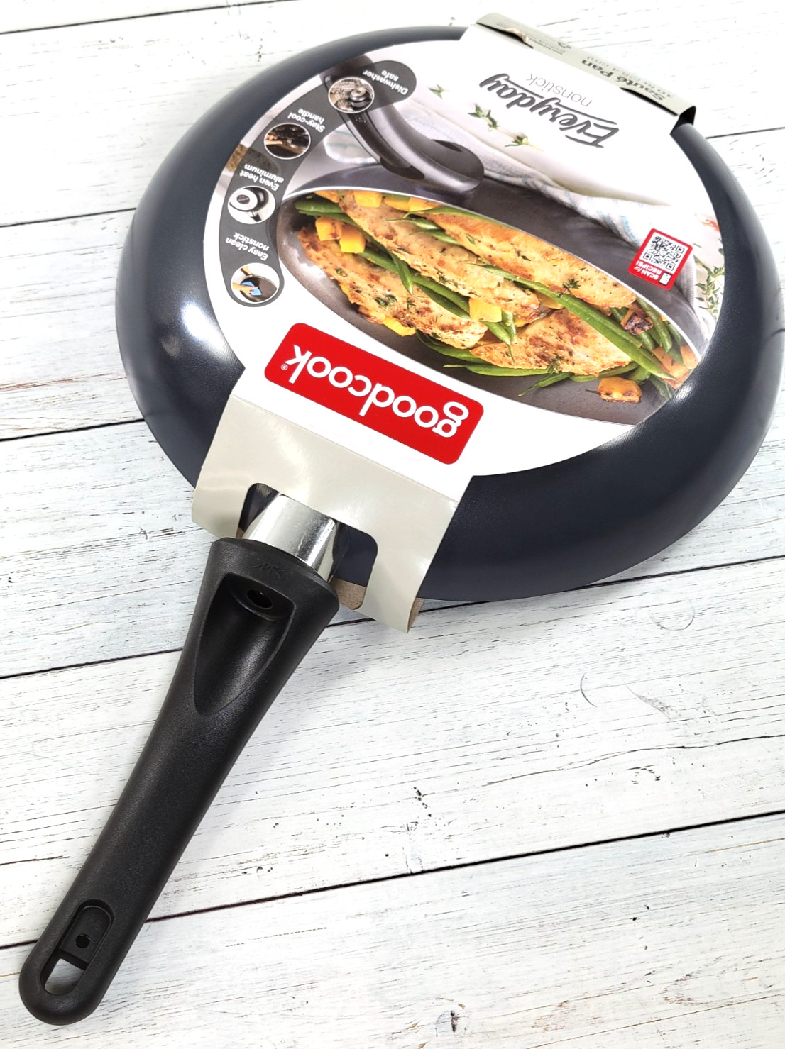 Goodcook Everyday Black 10 Inch Nonstick Fry Sauté Pan/ Skillet